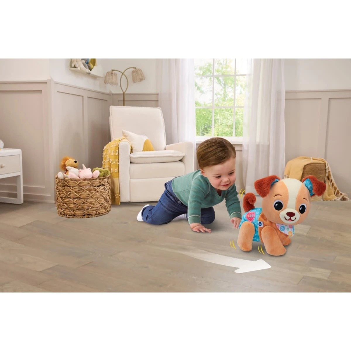3 VTech Baby Walk & Wag Puppy, 3 of 4
