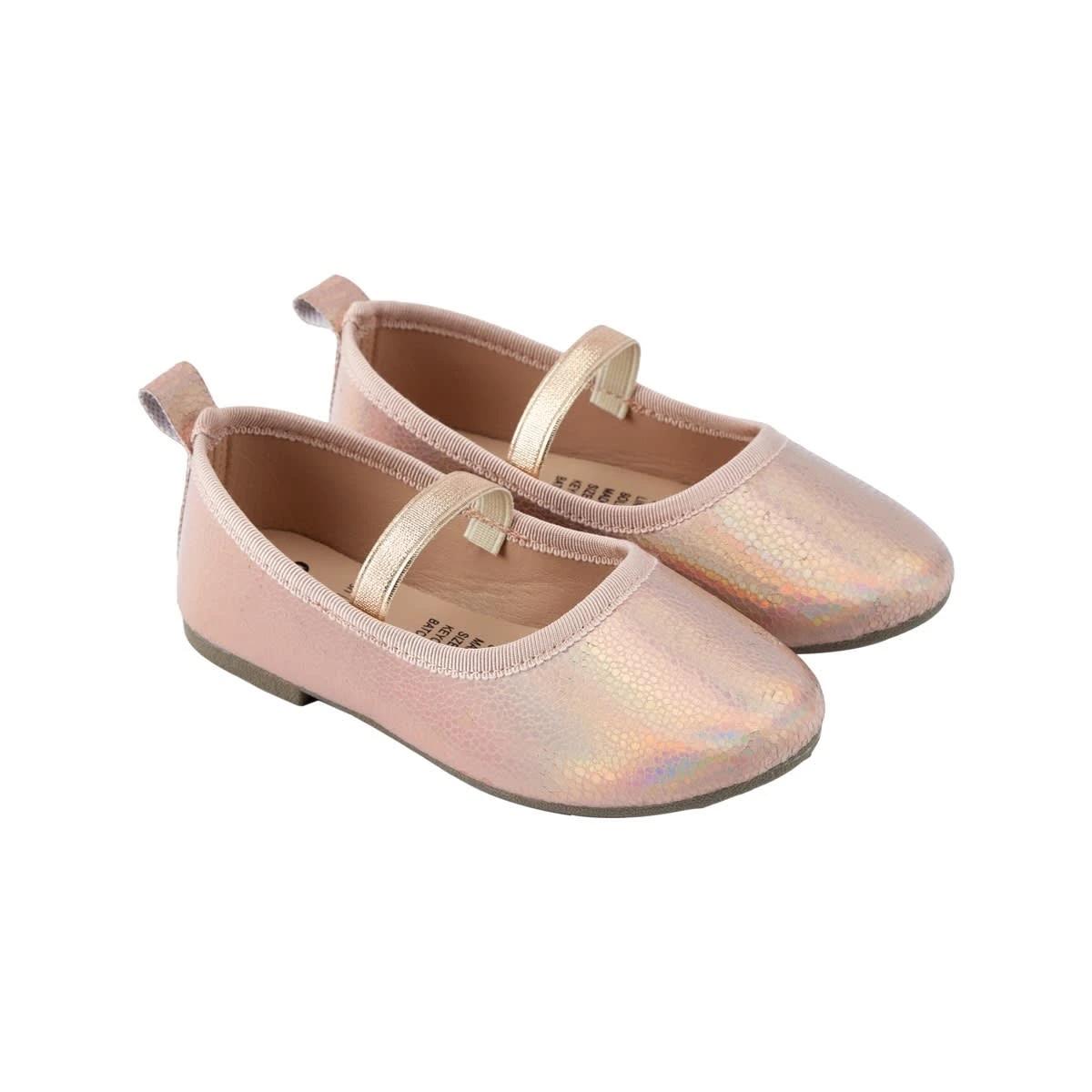 4 Junior Glitter Flats Rosegold, 4 of 5