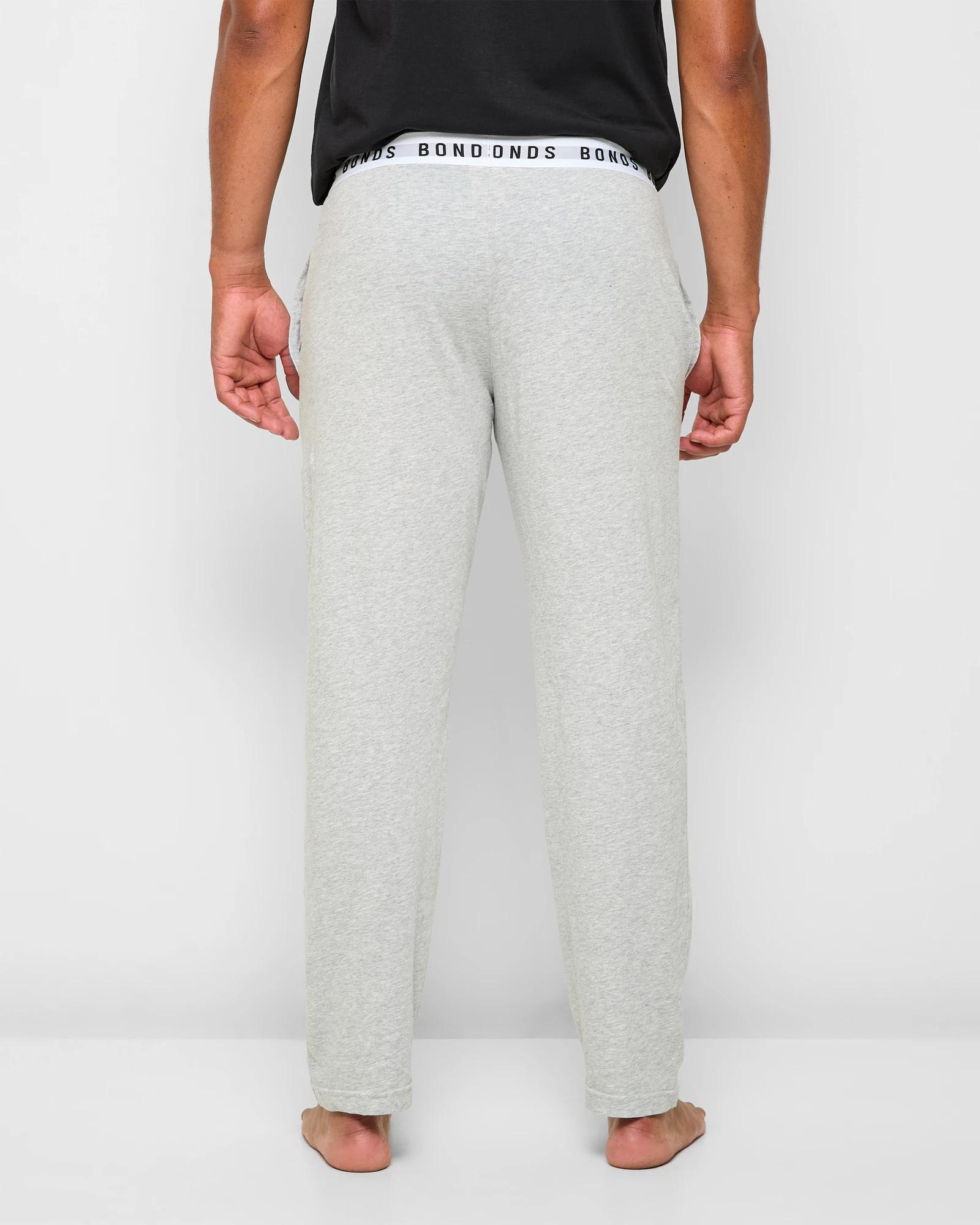 4 Australian Cotton Sleep Pants - Bonds GREY MARLE, 4 of 5