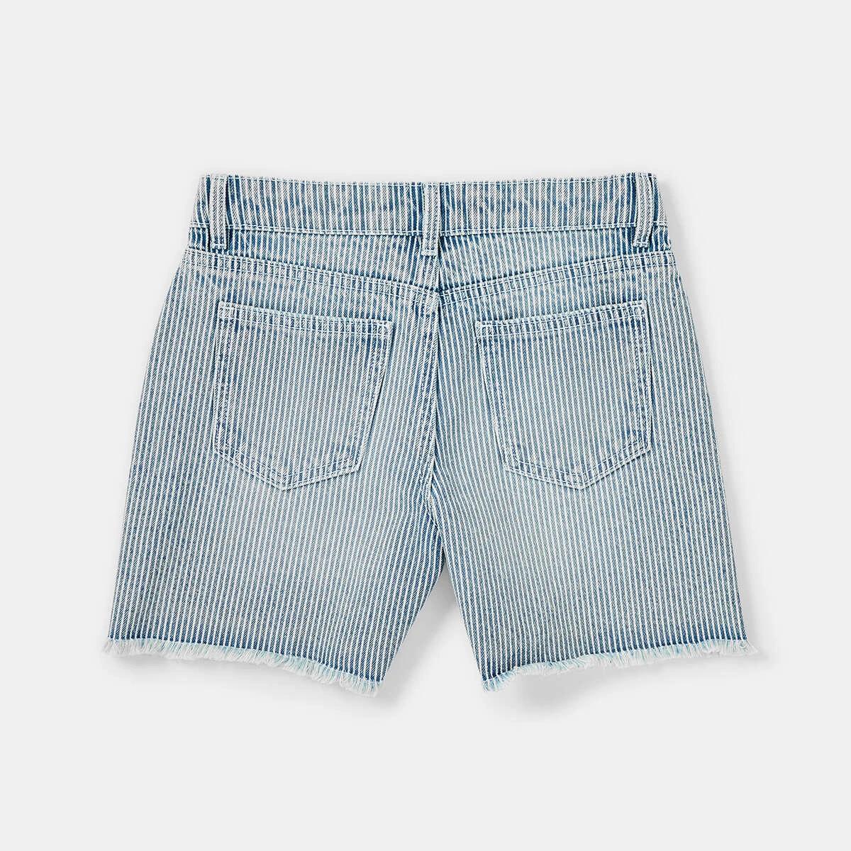 9 Bermuda Denim Shorts Den Stripe, 9 of 9