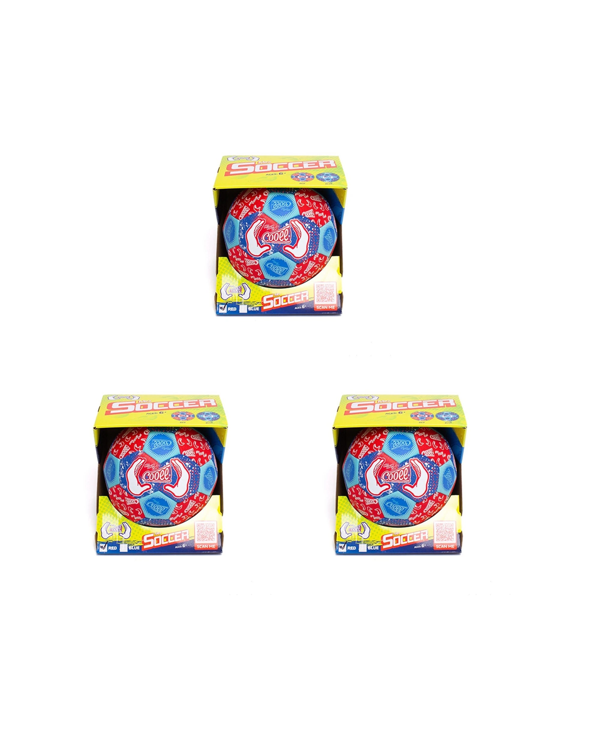 1 Cooee 3PK Mini Soccer Kids Family Swimming Beach Toys Kids - Multi, 1 of 2