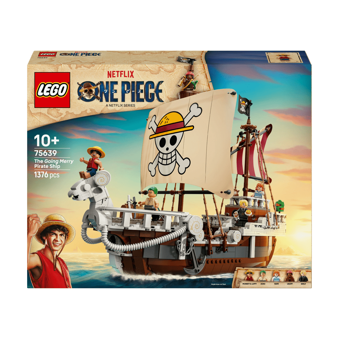 1 LEGO ONE PIECE The Going Merry Pirate Ship 75639, 1 of 10