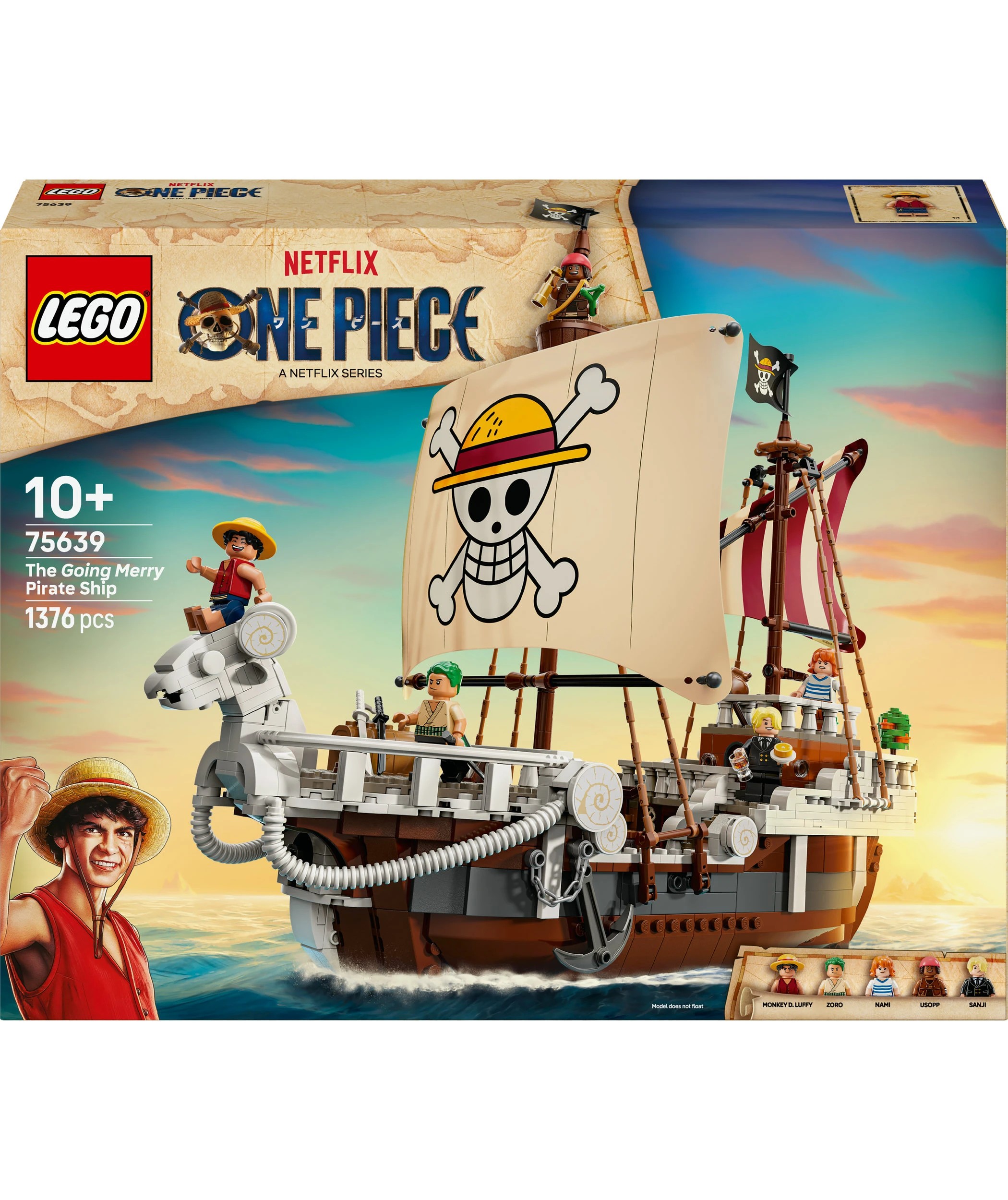 1 LEGO ONE PIECE The Going Merry Pirate Ship 75639, 1 of 10