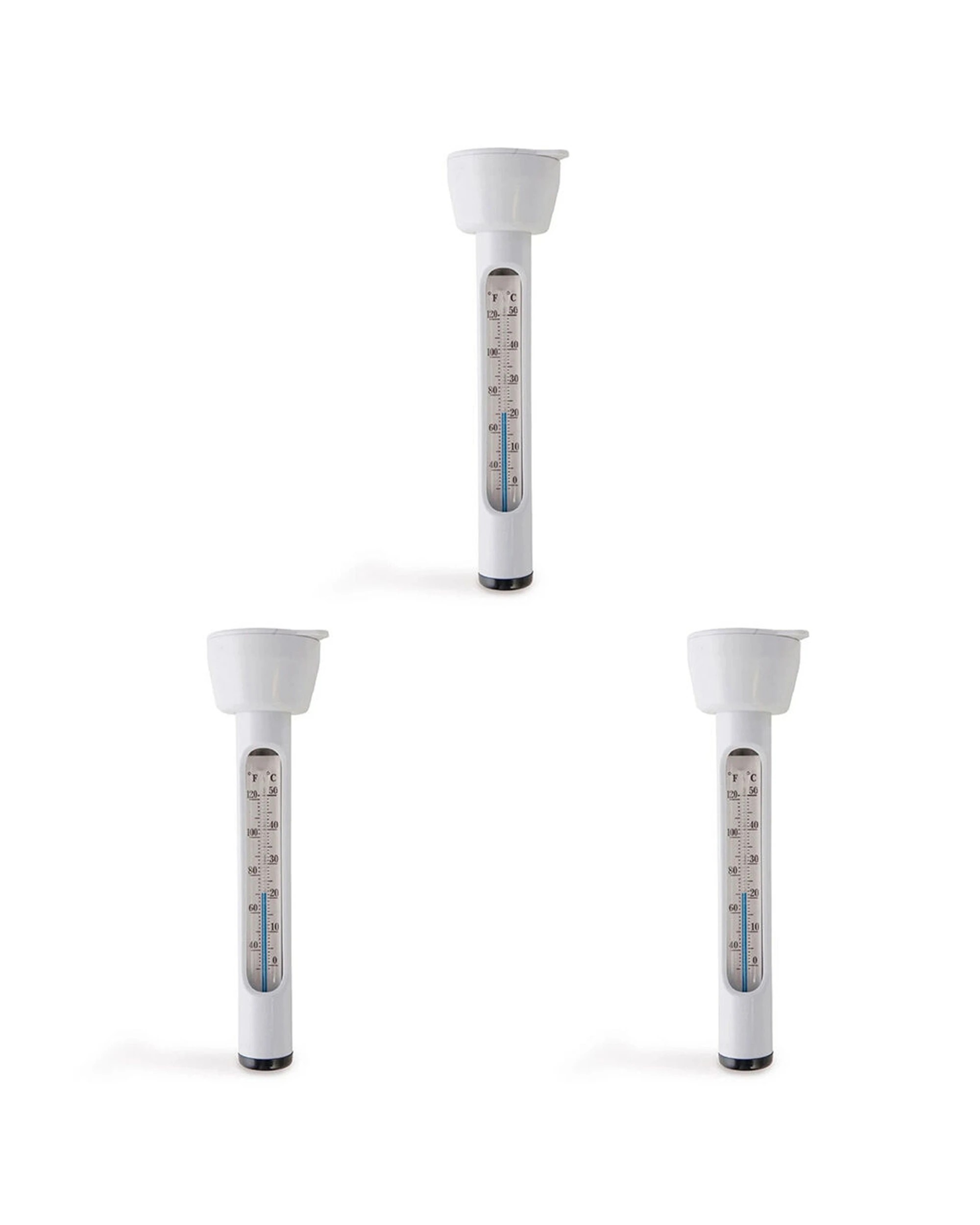 1 Intex 3PK Outdoor Pool Temperature Floating Thermometer - White, 1 of 3