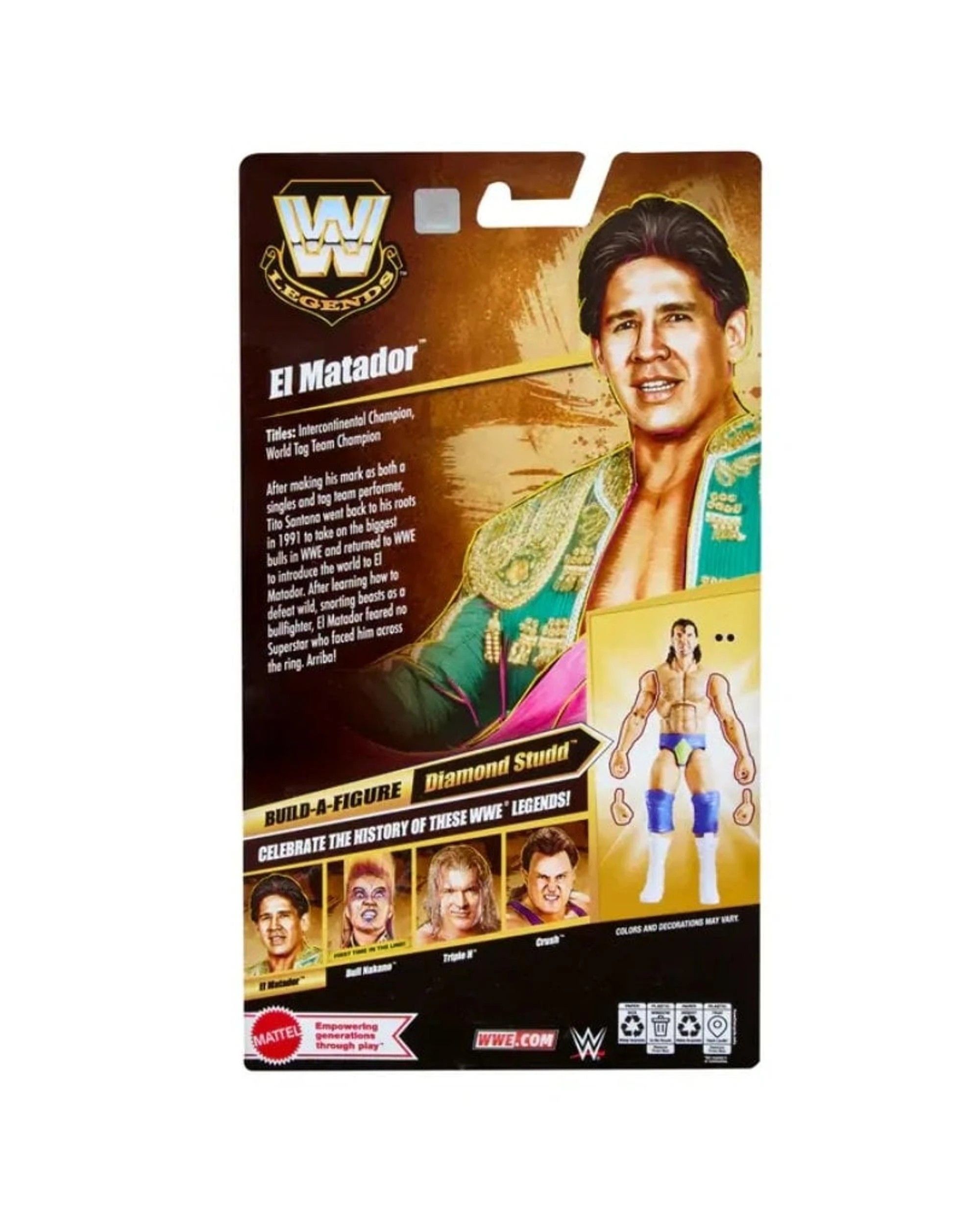 7 WWE Elite Collection Legends El Matador Action Figure, 7 of 7