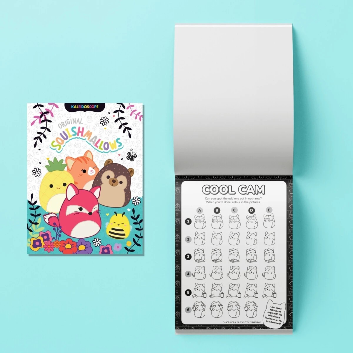 3 Kaleidoscope Original Squishmallows Colouring Kit - Book, 3 of 5