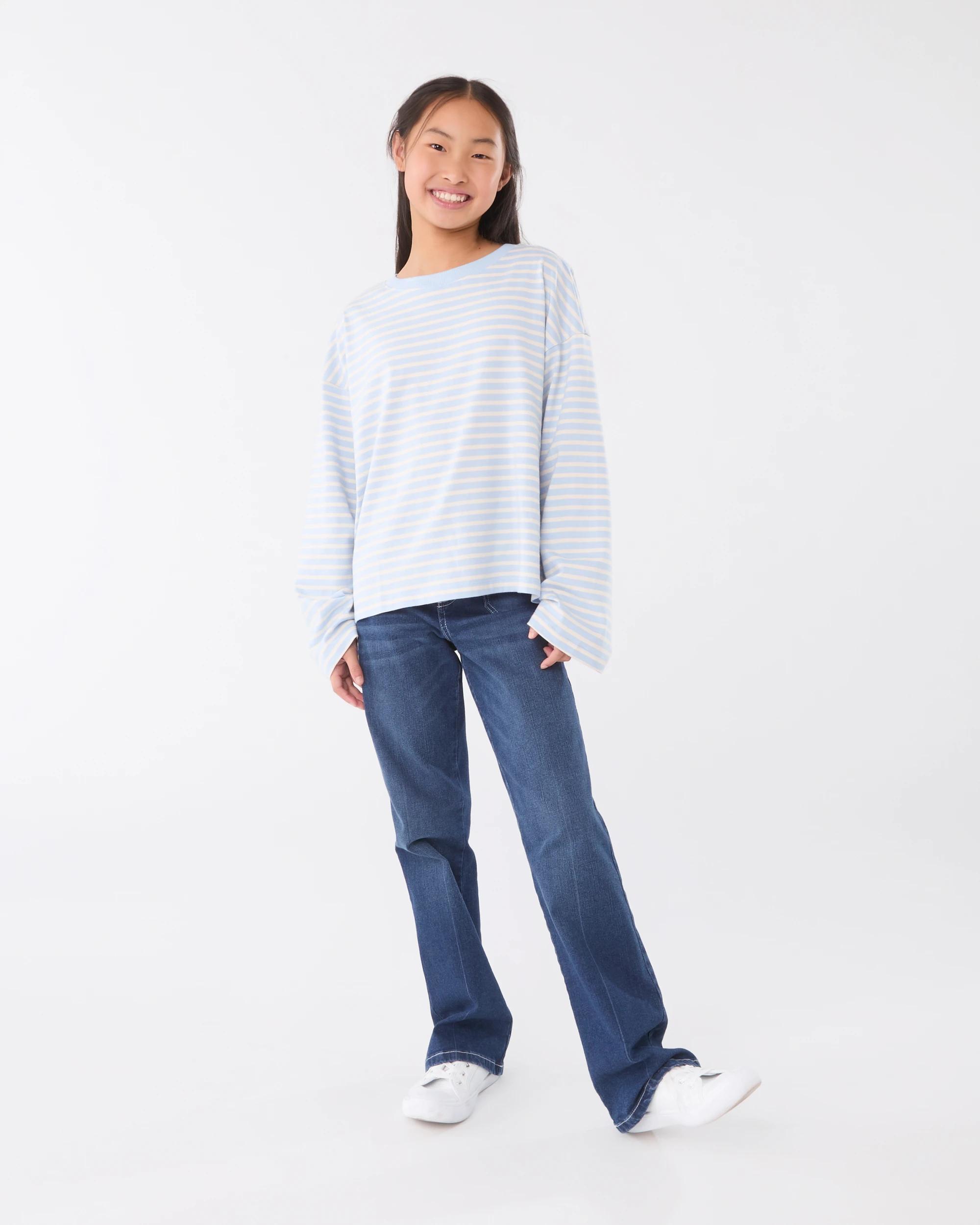 6 Oversized Stripe T-shirt Blustripe, 6 of 7