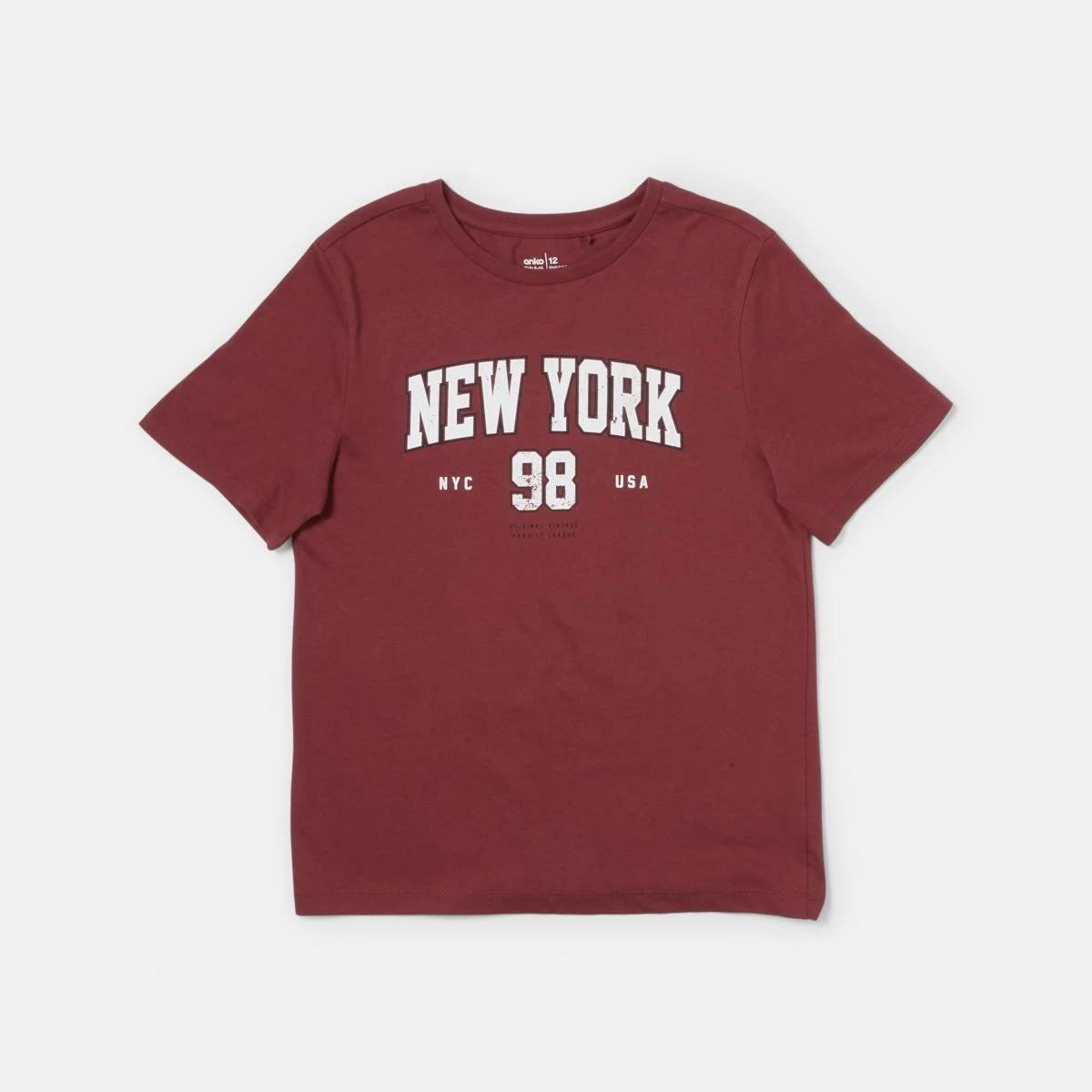 7 Short Sleeve Print T-shirt Red Nyvars, 7 of 8