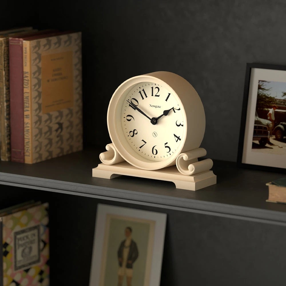 4 Newgate Divisadero Mantel Clock-Vanilla Cream - Beige, 4 of 4
