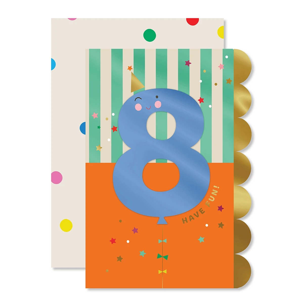 1 Hallmark 8th Birthday Card - Balloon, 1 of 3