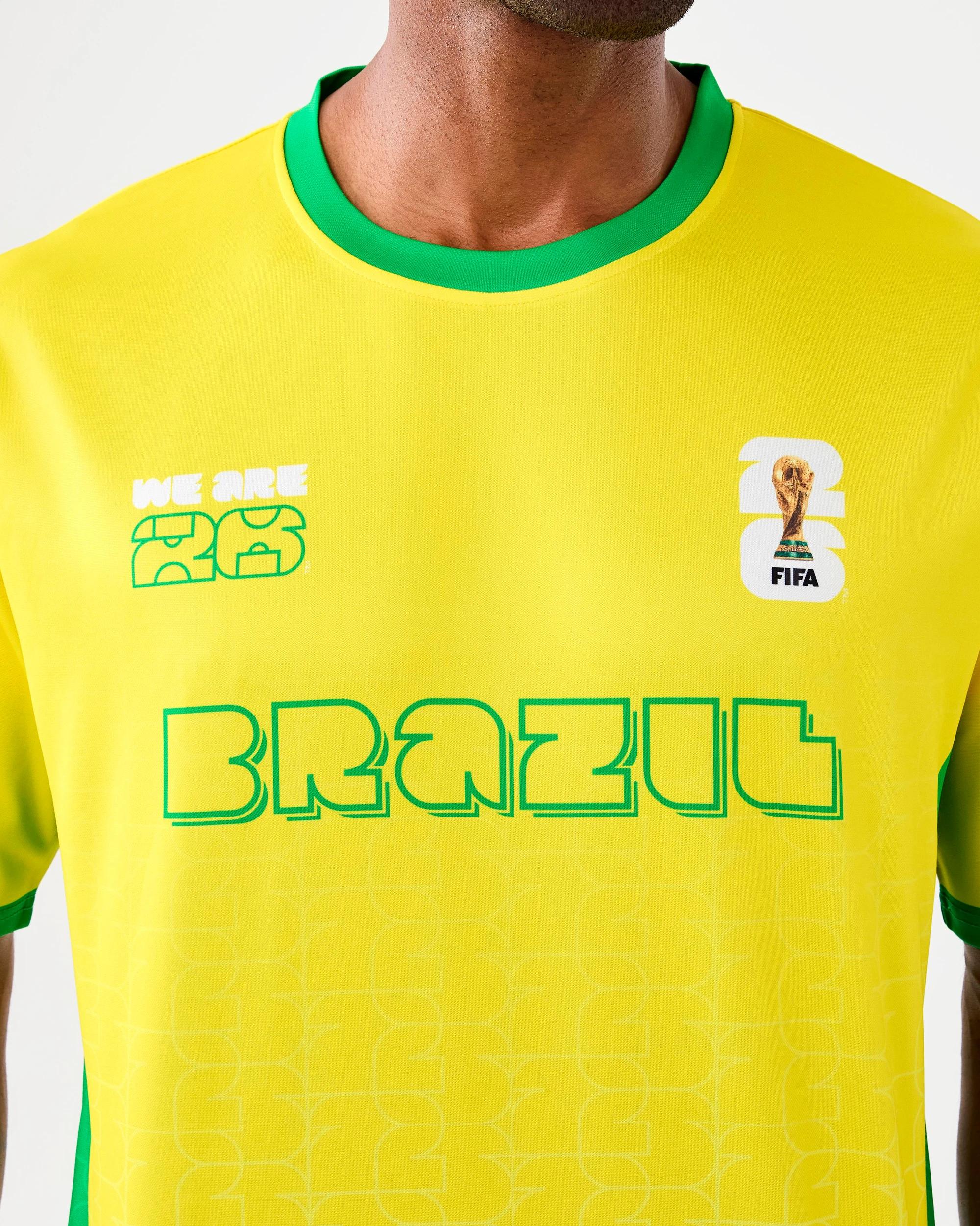7 FIFA Country Adult T-shirt Brazil, 7 of 9