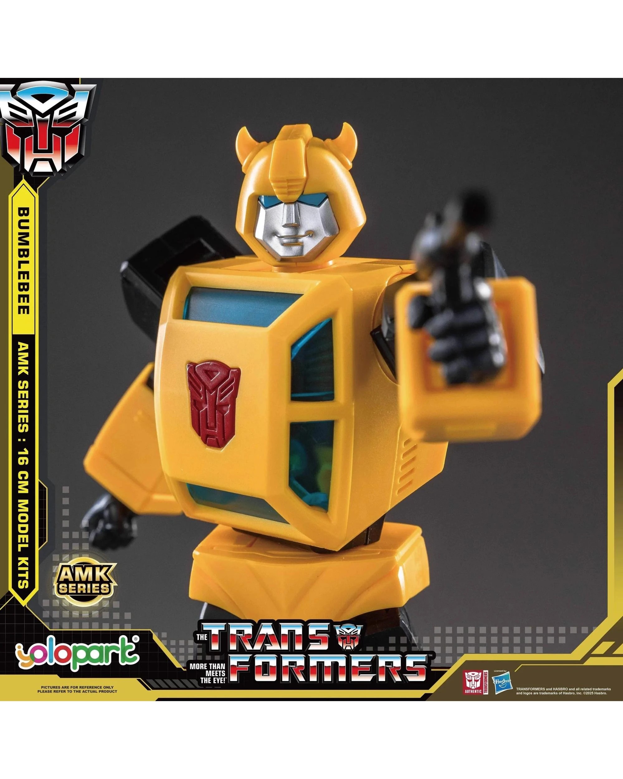 8 Yolopark Transformers Generation One: Bumblebee AMK Series 16cm Advance Model Kit, 8 of 9
