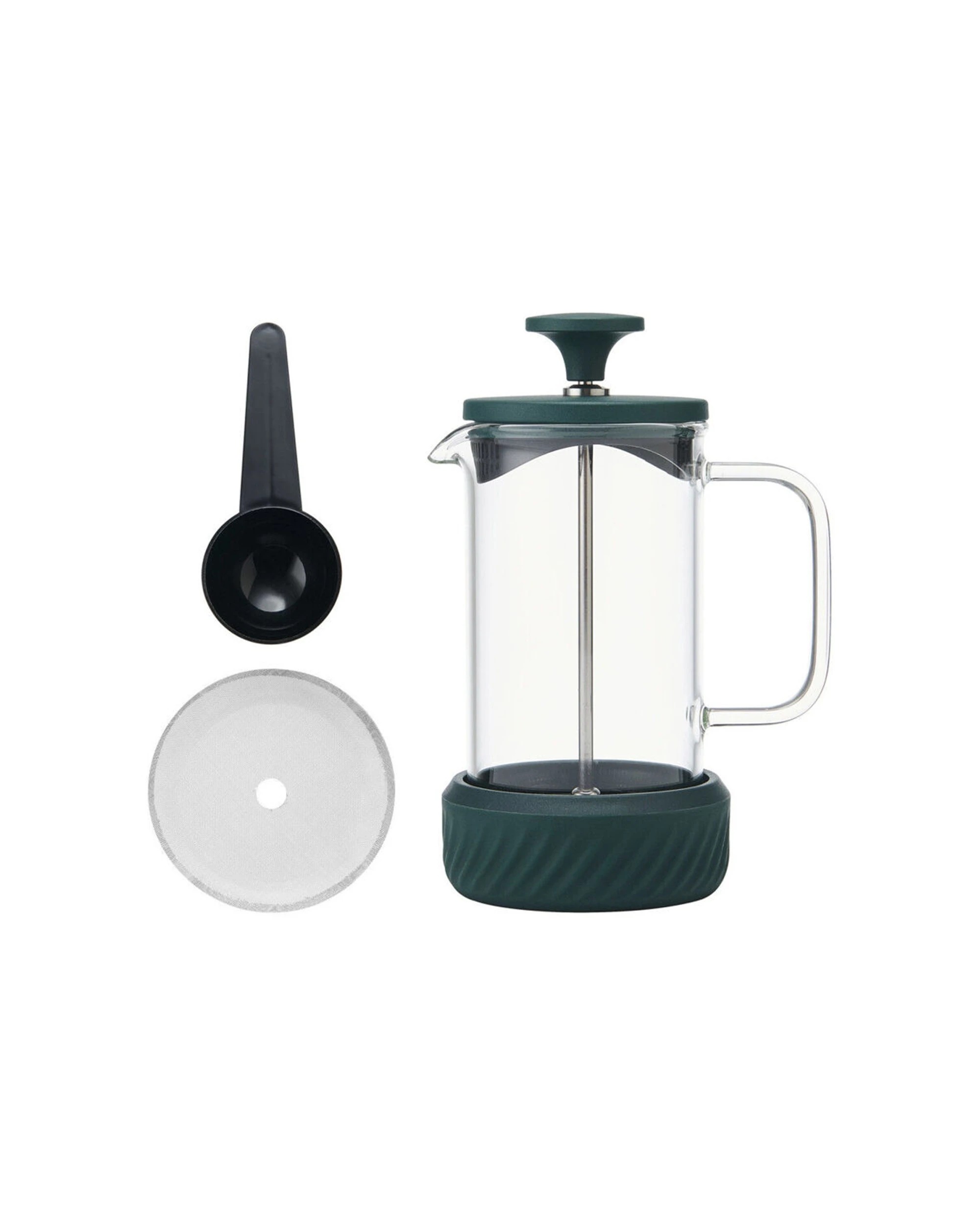 1 La Cafetiere Zero 3-Cup No Mess French Press 3pc Set - Green, 1 of 7