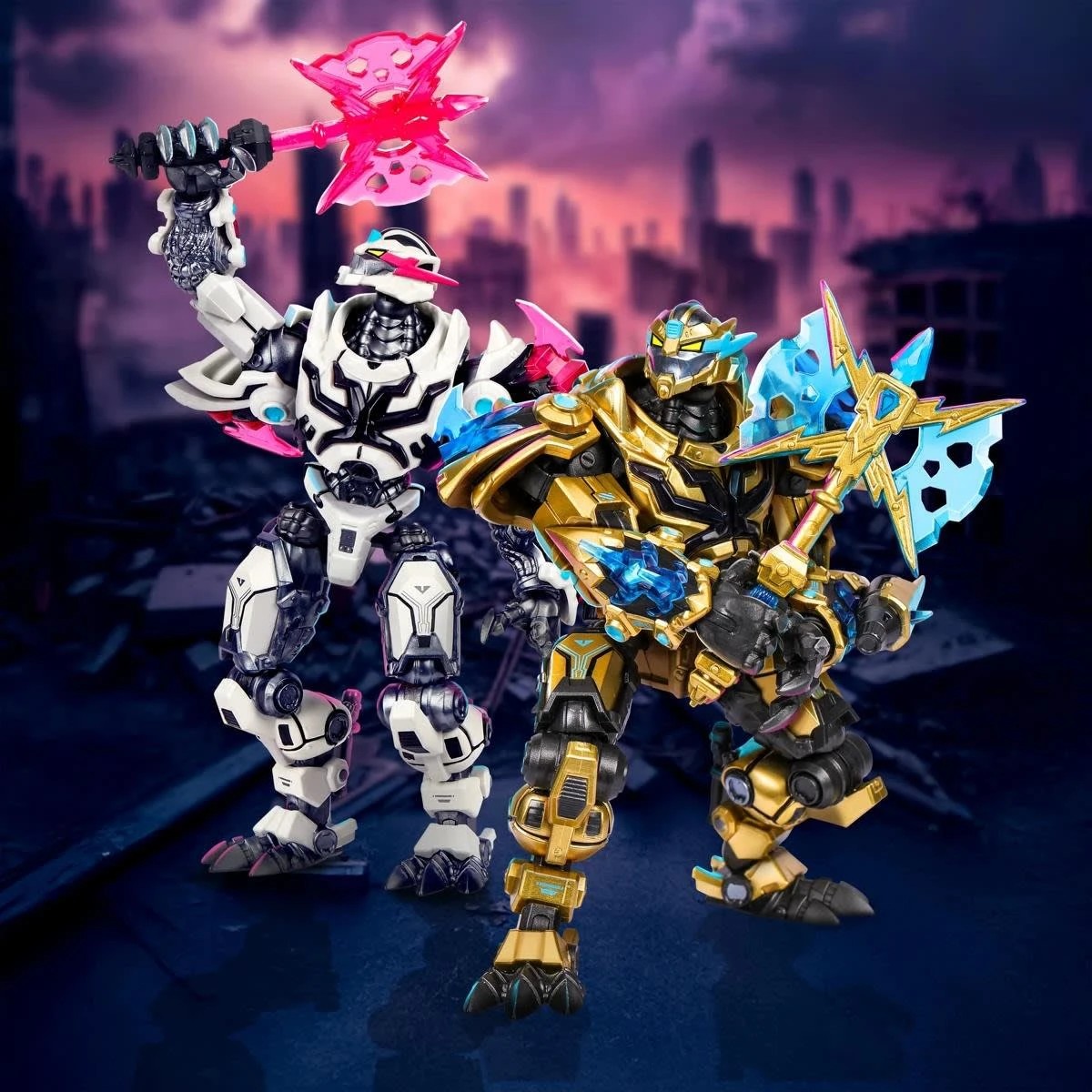 5 MrBeast Lab Platinum Series S2 W1 Collector Figure Tiger - Assorted, 5 of 10