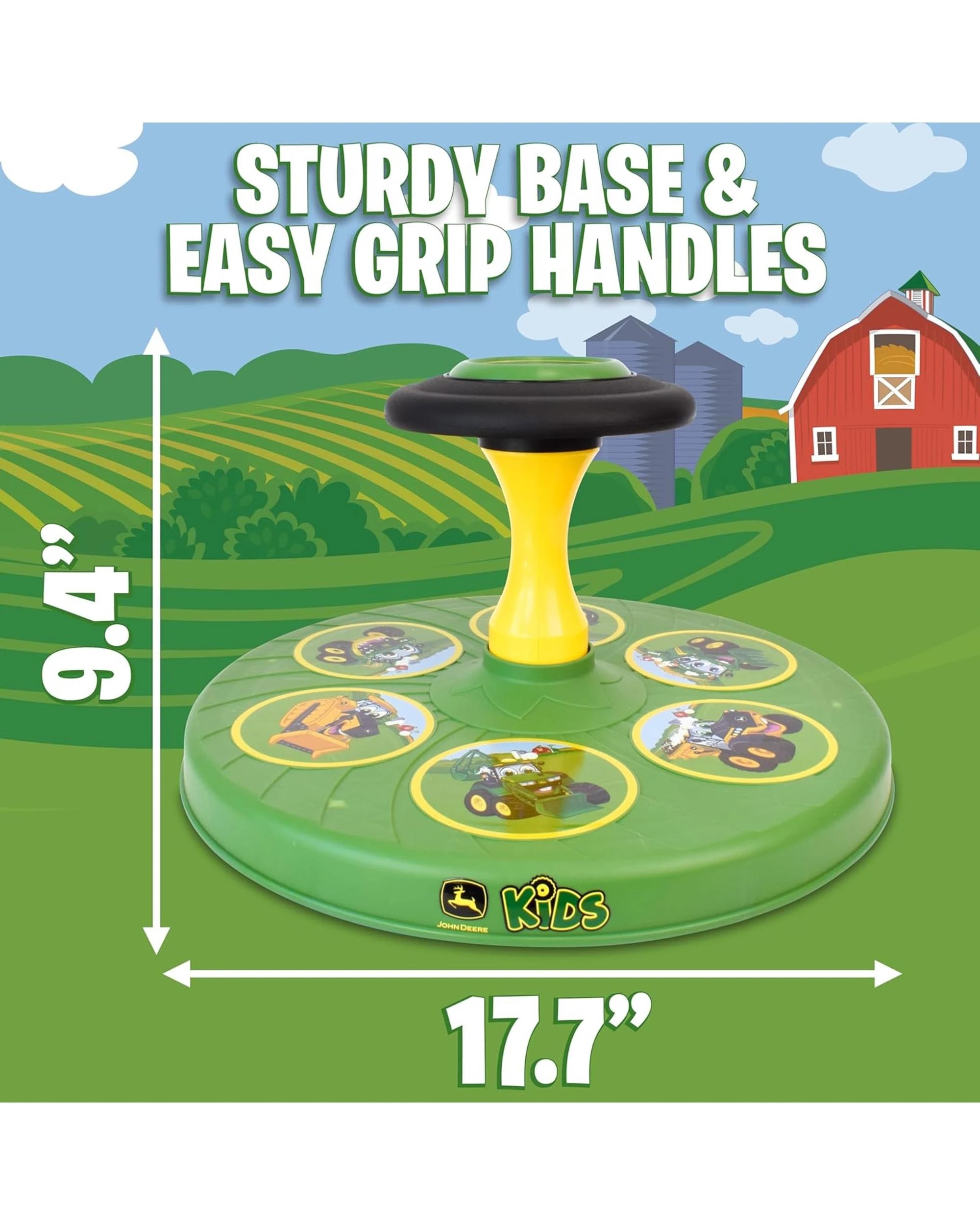 5 John Deere Kids Twist and Twirl Spinning Balance Toy, 5 of 6