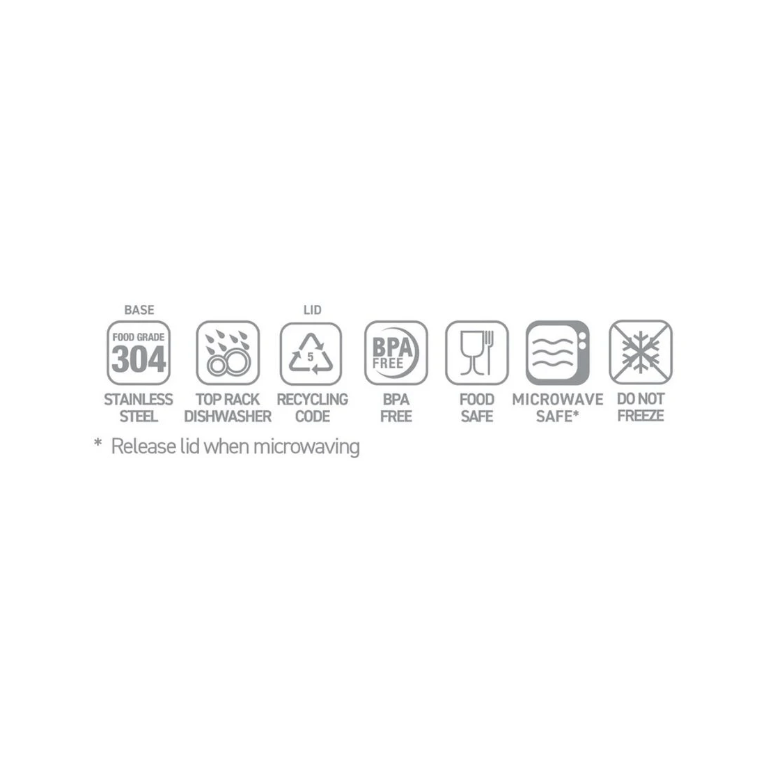 6 Smash Hinged Lid Lunch Box Navy, 6 of 6