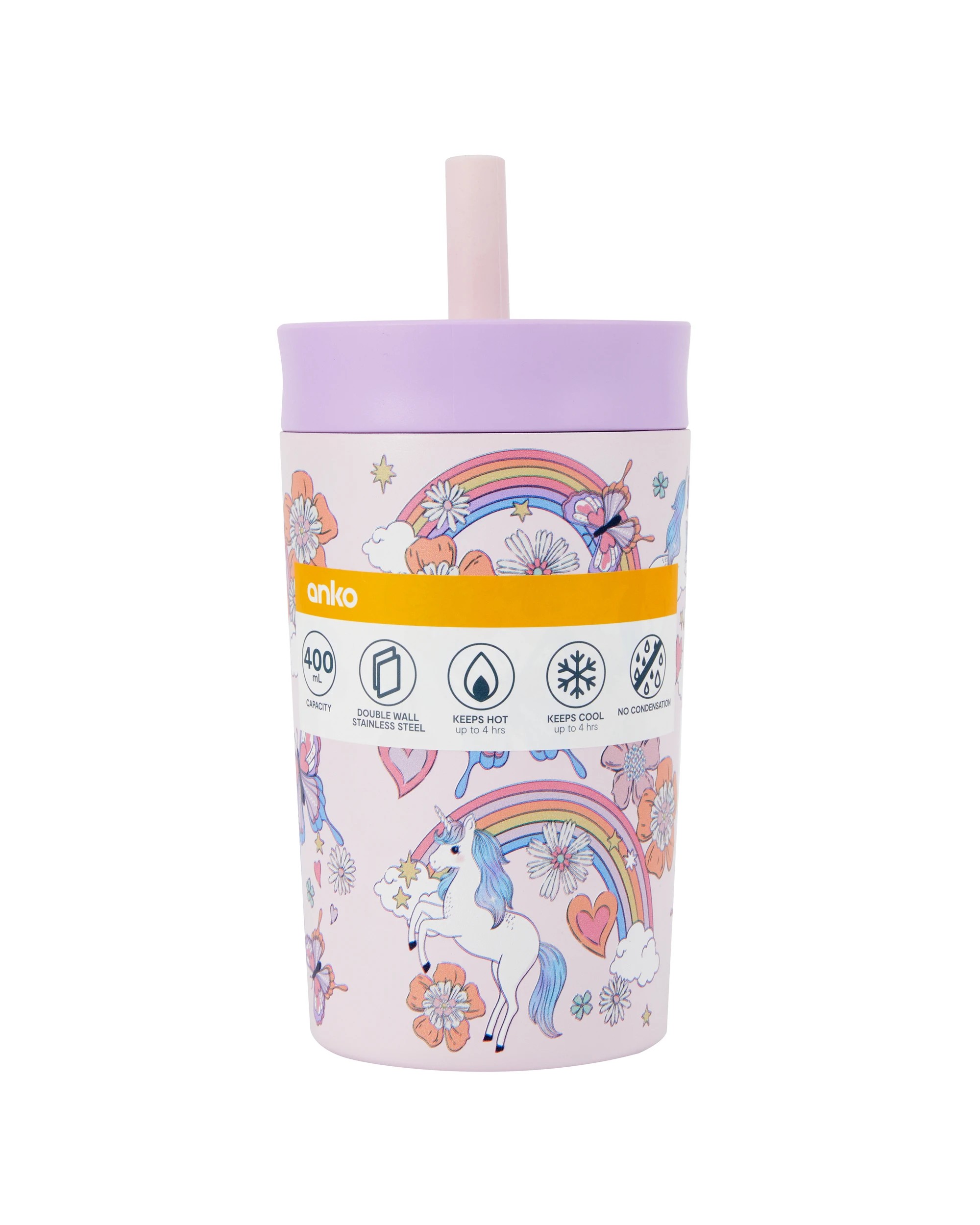 6 400ml Unicorn Double Wall Sipper Tumbler, 6 of 6
