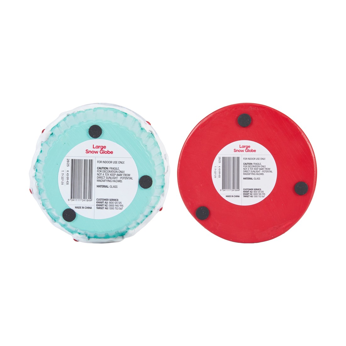 4 Large Snow Globe - Assorted, 4 of 4