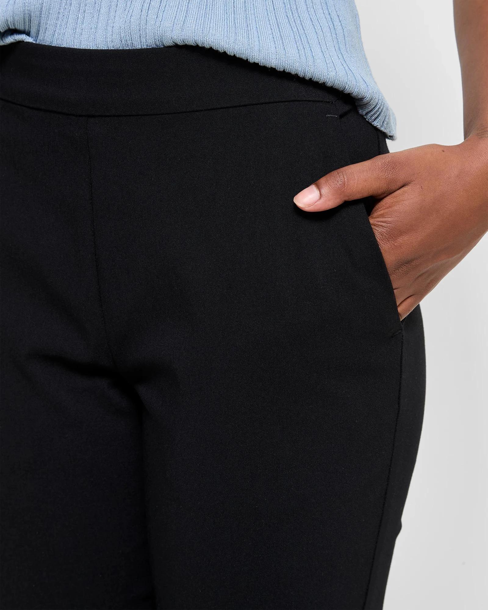 5 Target Petites Ankle Length Bengaline Pants - Carrie BLACK, 5 of 5