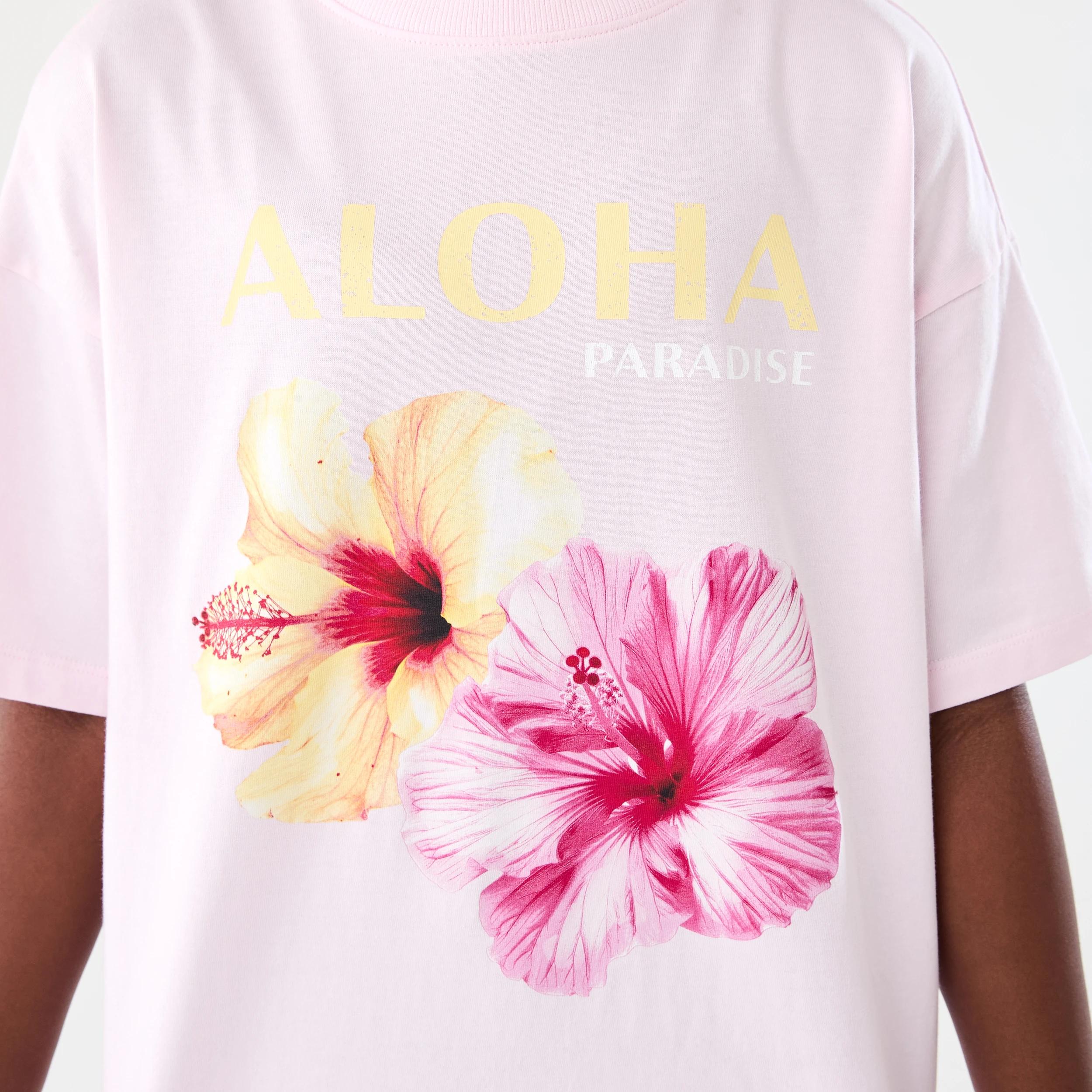 4 Oversized T-shirt Pnk Floral, 4 of 7