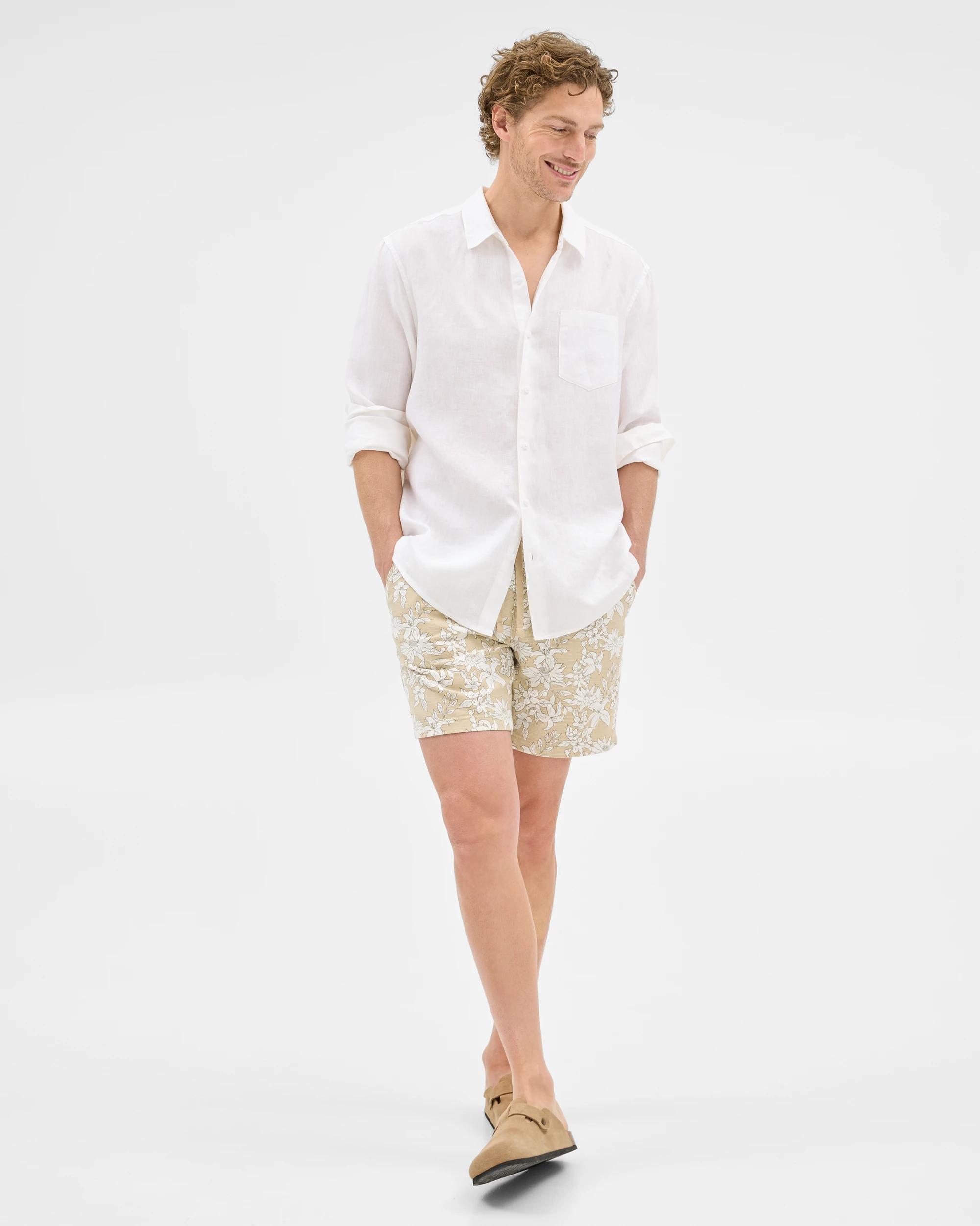 2 Target Australian Cotton Print Shorts STONE, 2 of 6