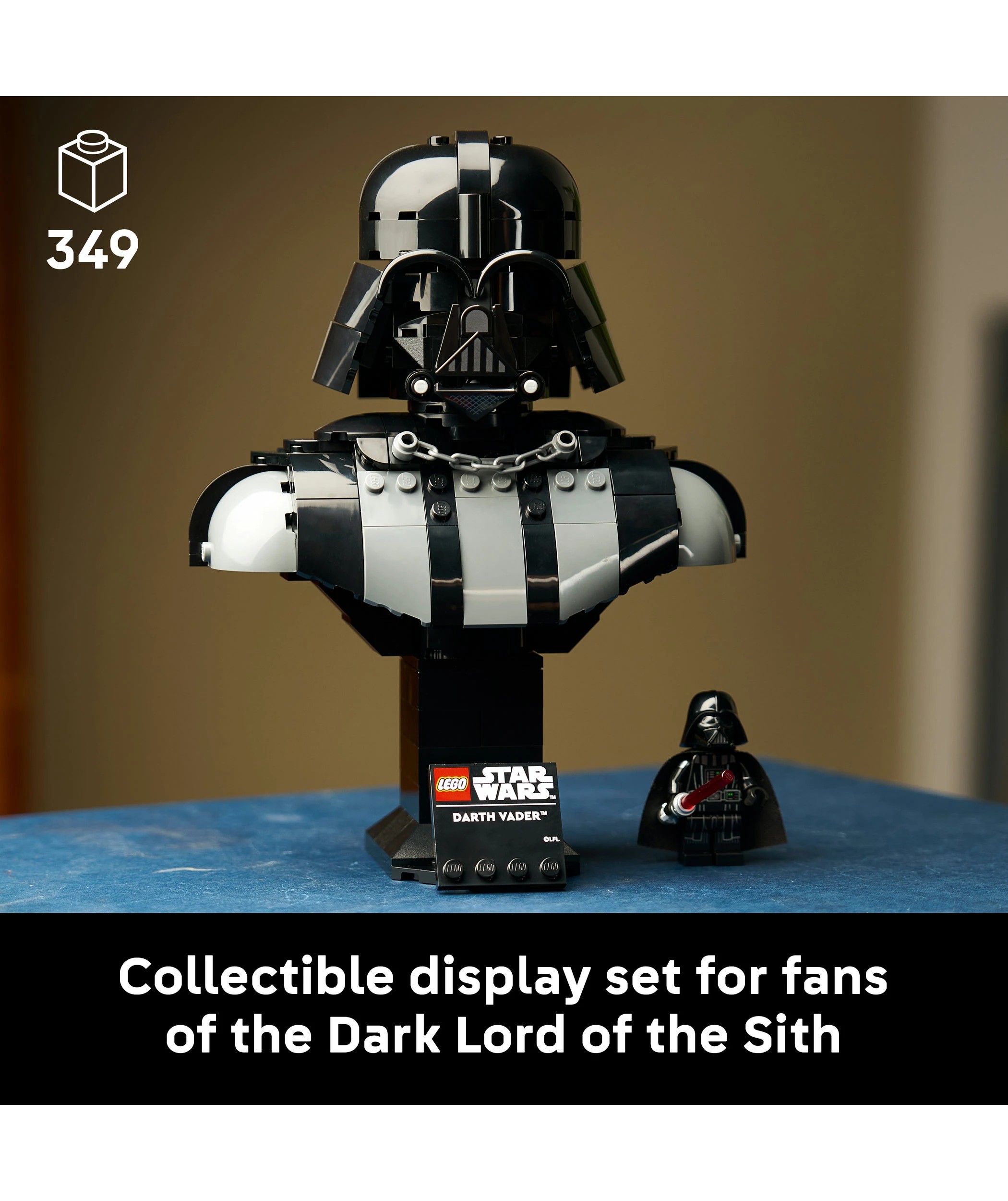 3 LEGO Star Wars Darth Vader Bust 75439, 3 of 10