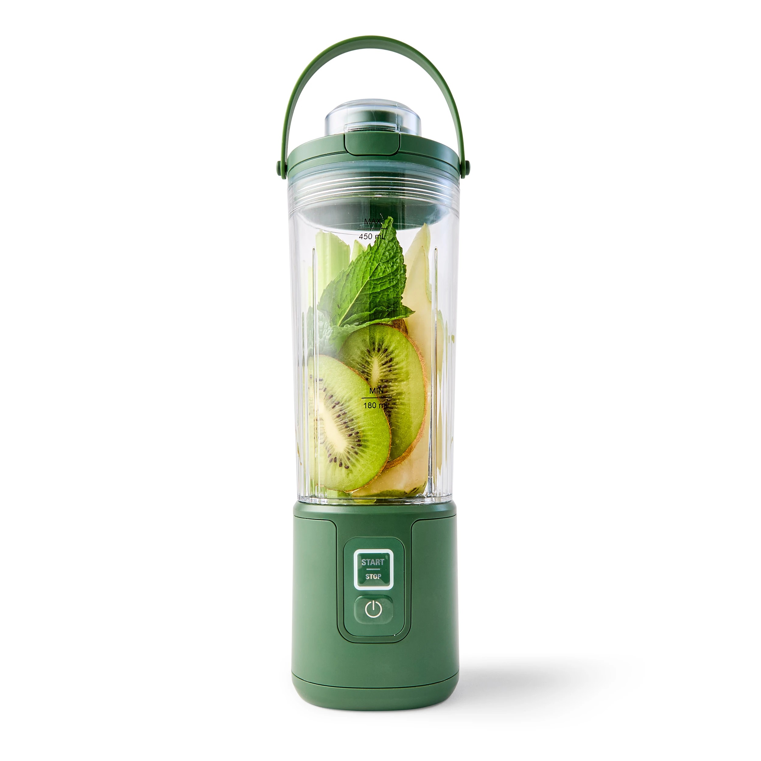 1 Portable USB Blender - Green, 1 of 7