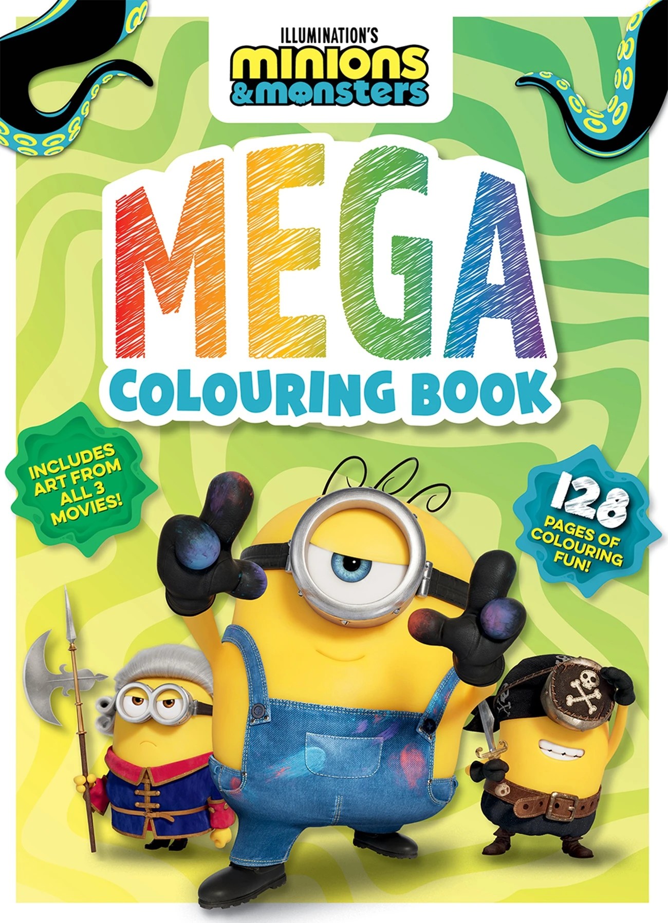 1 Illumination's Minions and Monsters Mega Colouring Book, 1 of 4
