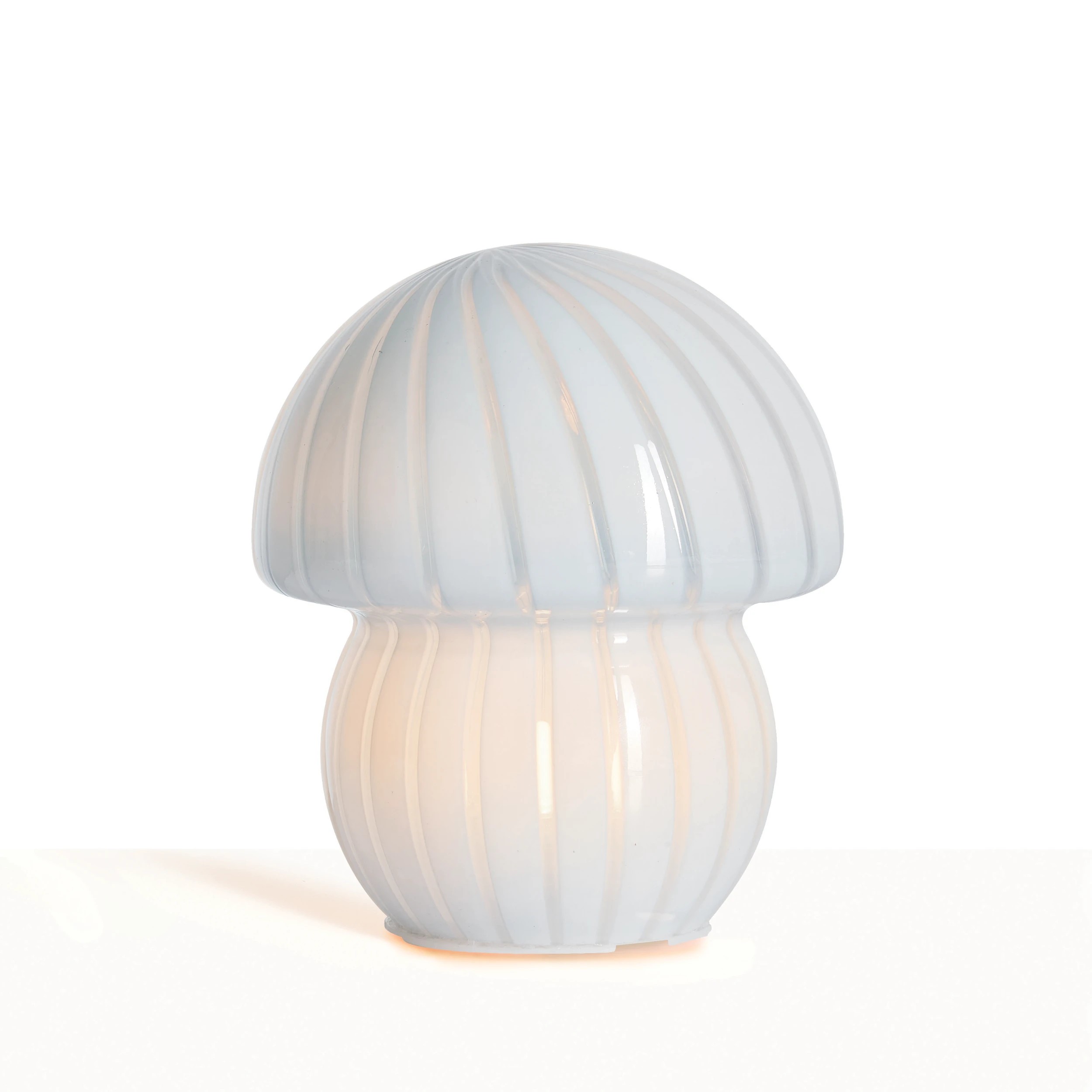 1 Mushroom Portable Rechargeable Lamp - Blue, 1 of 6
