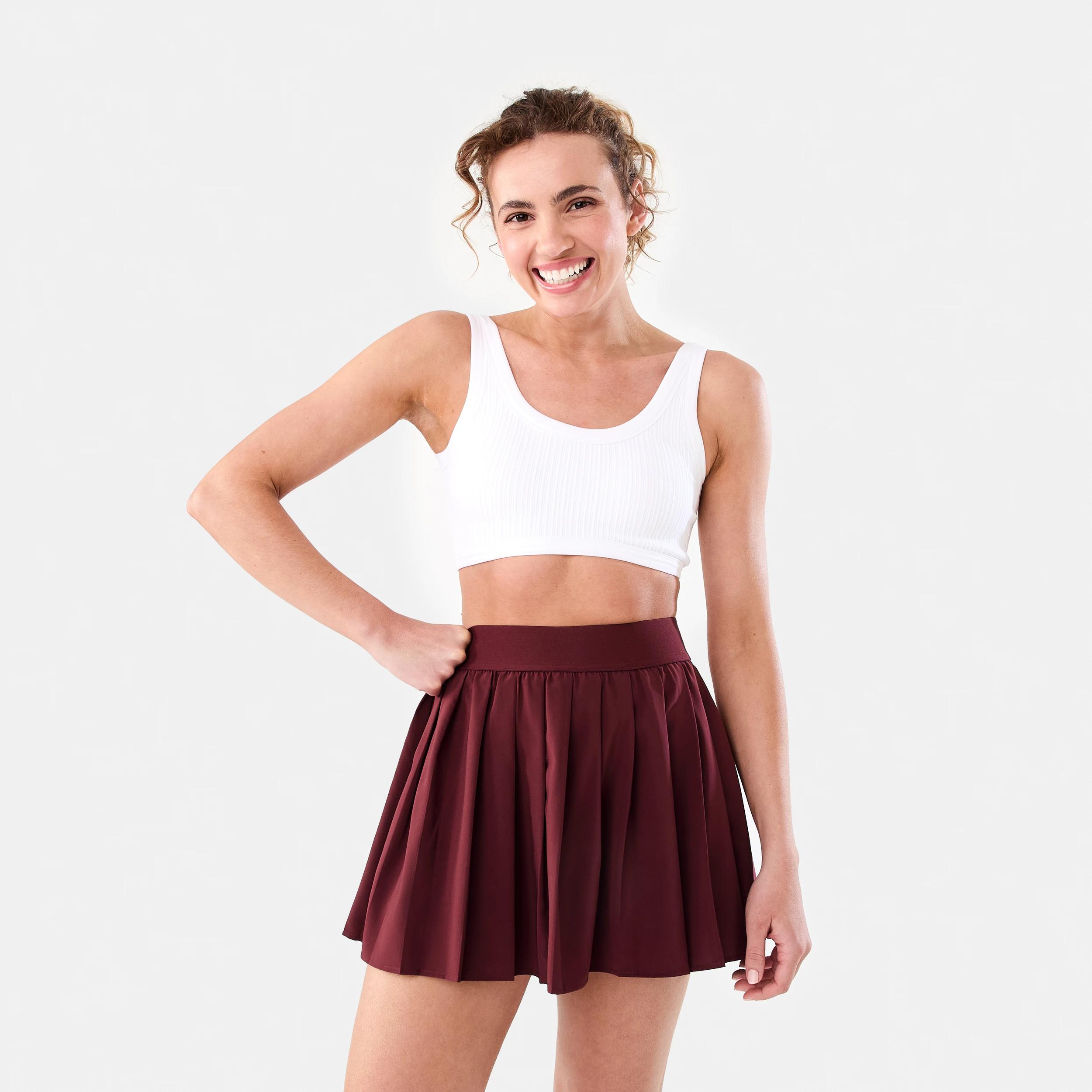 8 Active Womens Seamfree Rib Crop Top White, 8 of 8