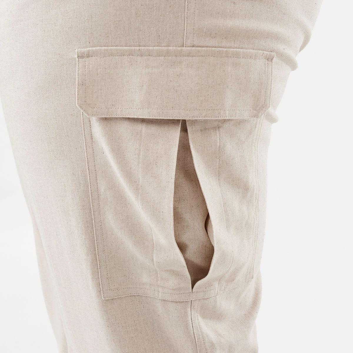 6 Curve Relaxed Cargo Pants Natural, 6 of 6