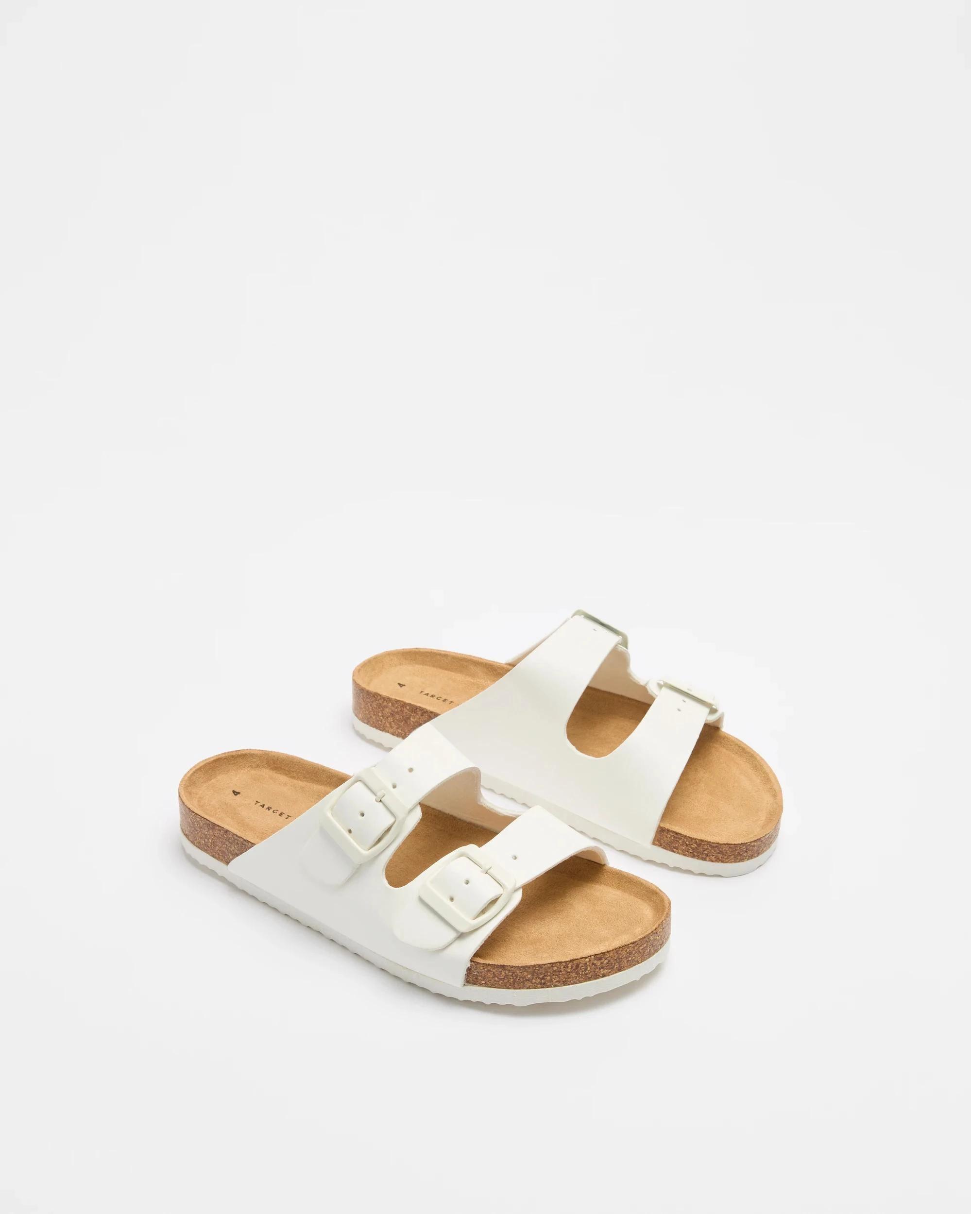 2 Target Youth Girls Youth Moulded Cork Sandal WHITE, 2 of 2