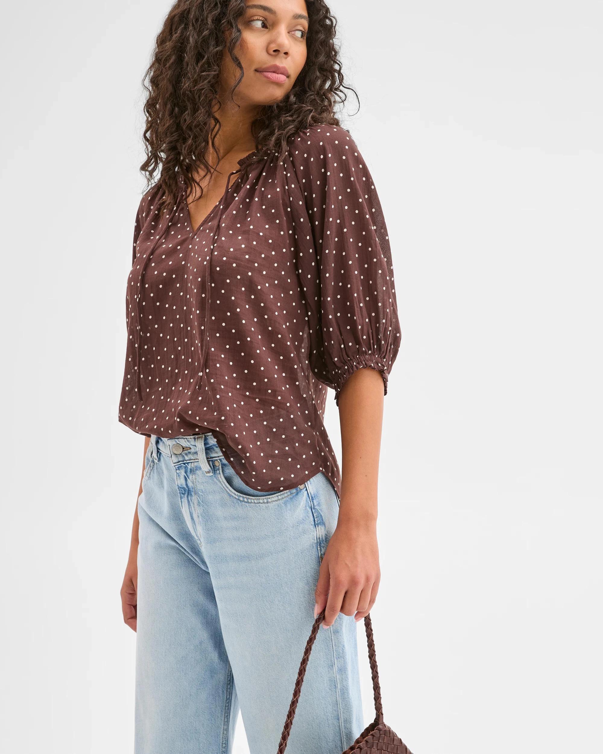 1 Target Poet Print Blouse MINI SPOT, 1 of 7