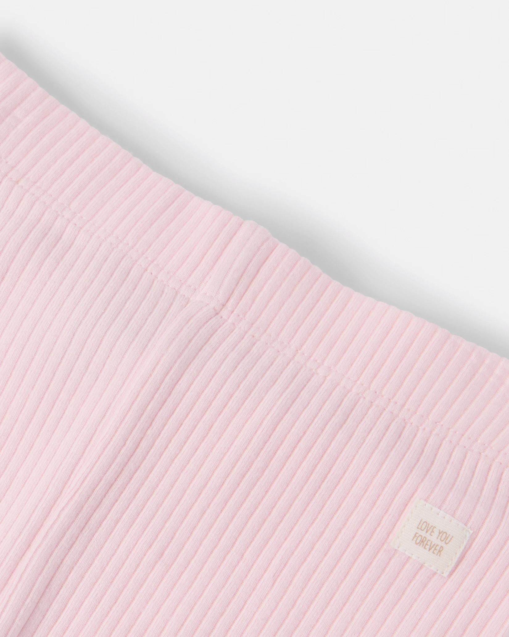 5 3 Pack Cotton Rib Leggings Pnk Mpack, 5 of 5