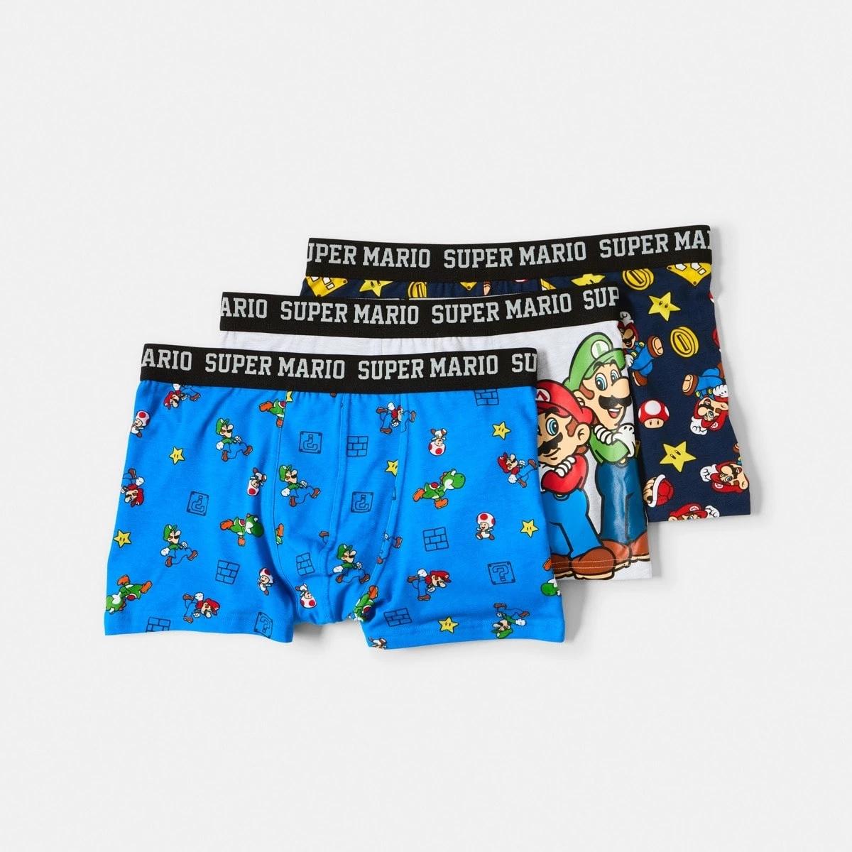 2 3 Pack Super Mario License Trunks Mario, 2 of 10