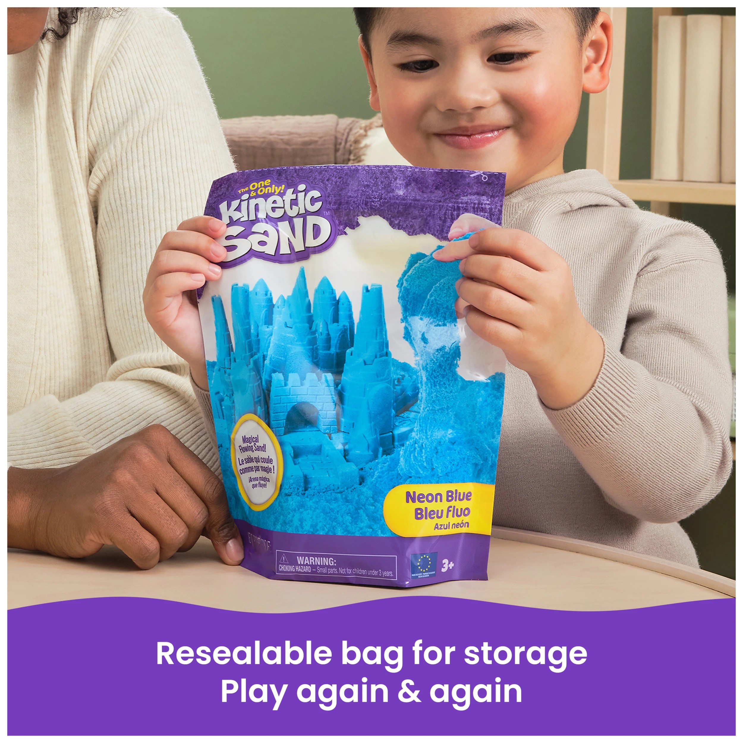 8 Kinetic Sand 2lb Bag - Blue - Multi, 8 of 8