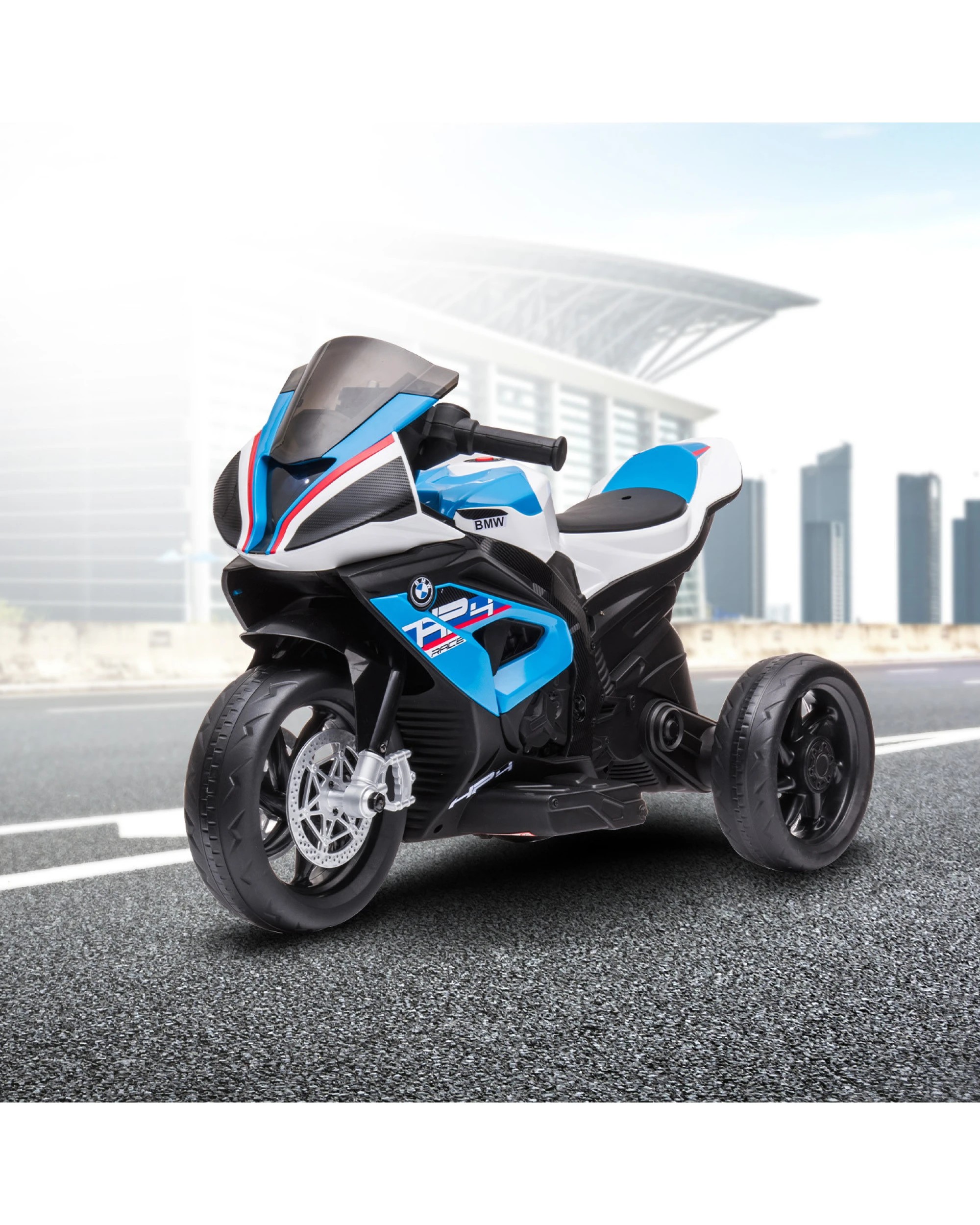 2 Kahuna BMW HP4 Race Kids Toy Electric Ride On Motorcycle - Blue, 2 of 10