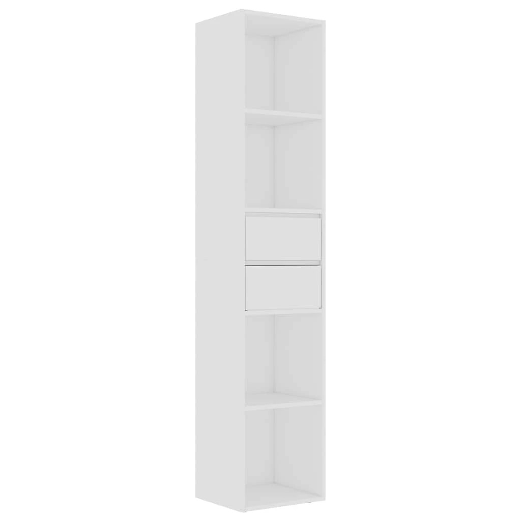 1 vidaXL Book cabinet Ample Storage - White, 1 of 9
