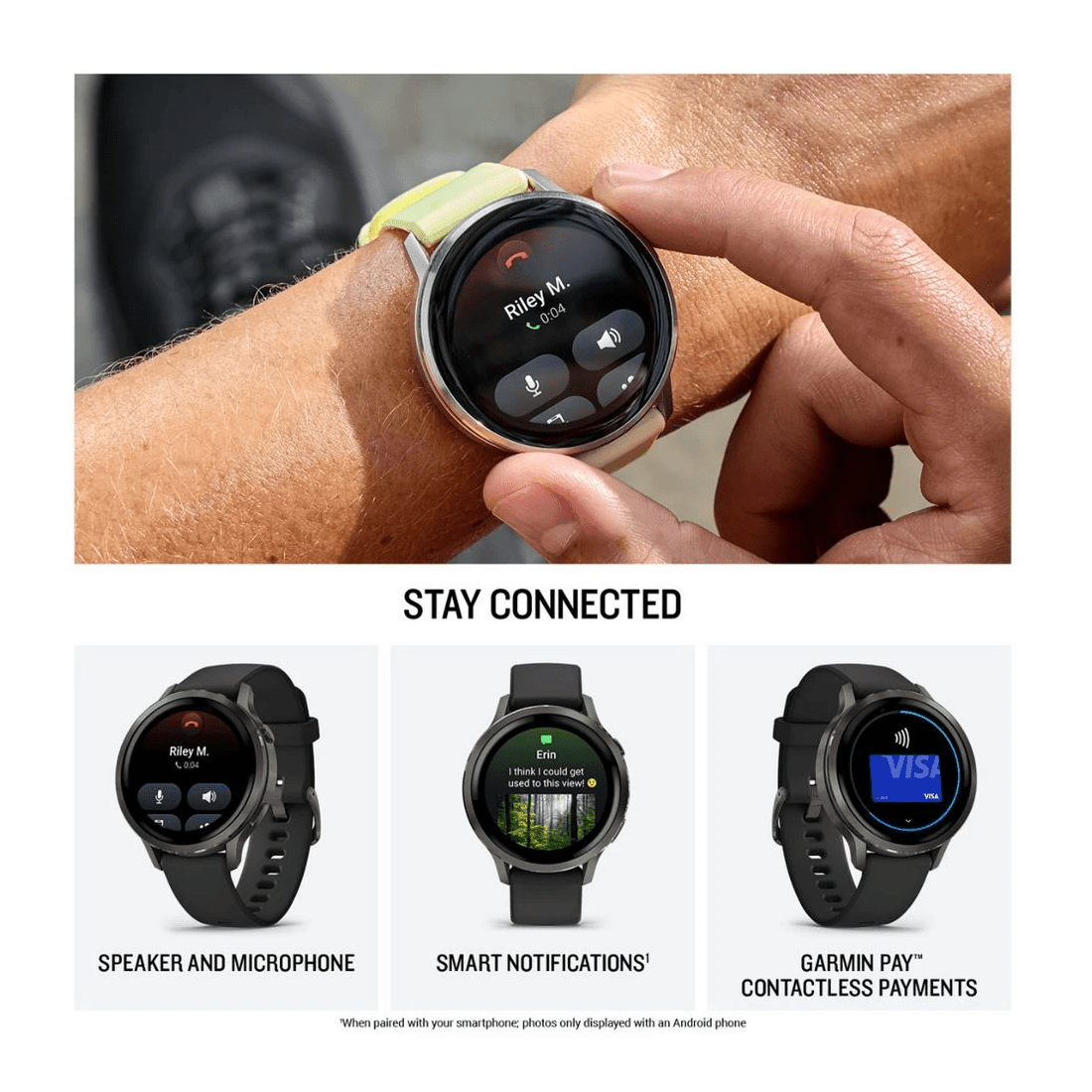 4 Garmin Venu 4 41mm Smartwatch Slate with Black Band, 4 of 6