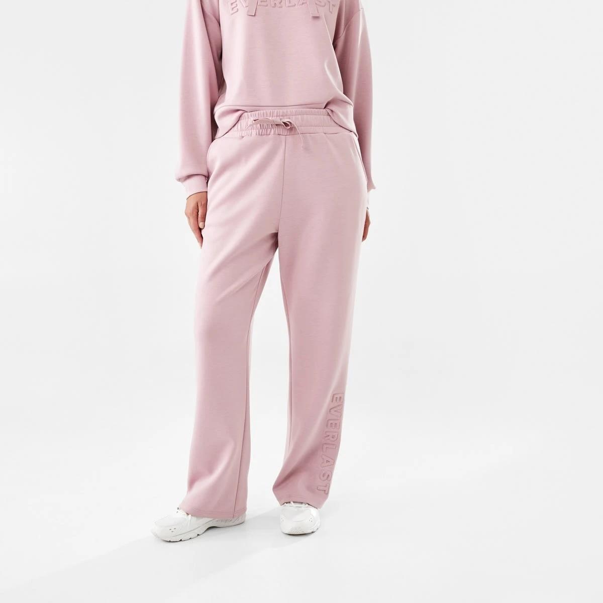 1 Everlast Womens Scuba Trackpants Dusty Pink, 1 of 7