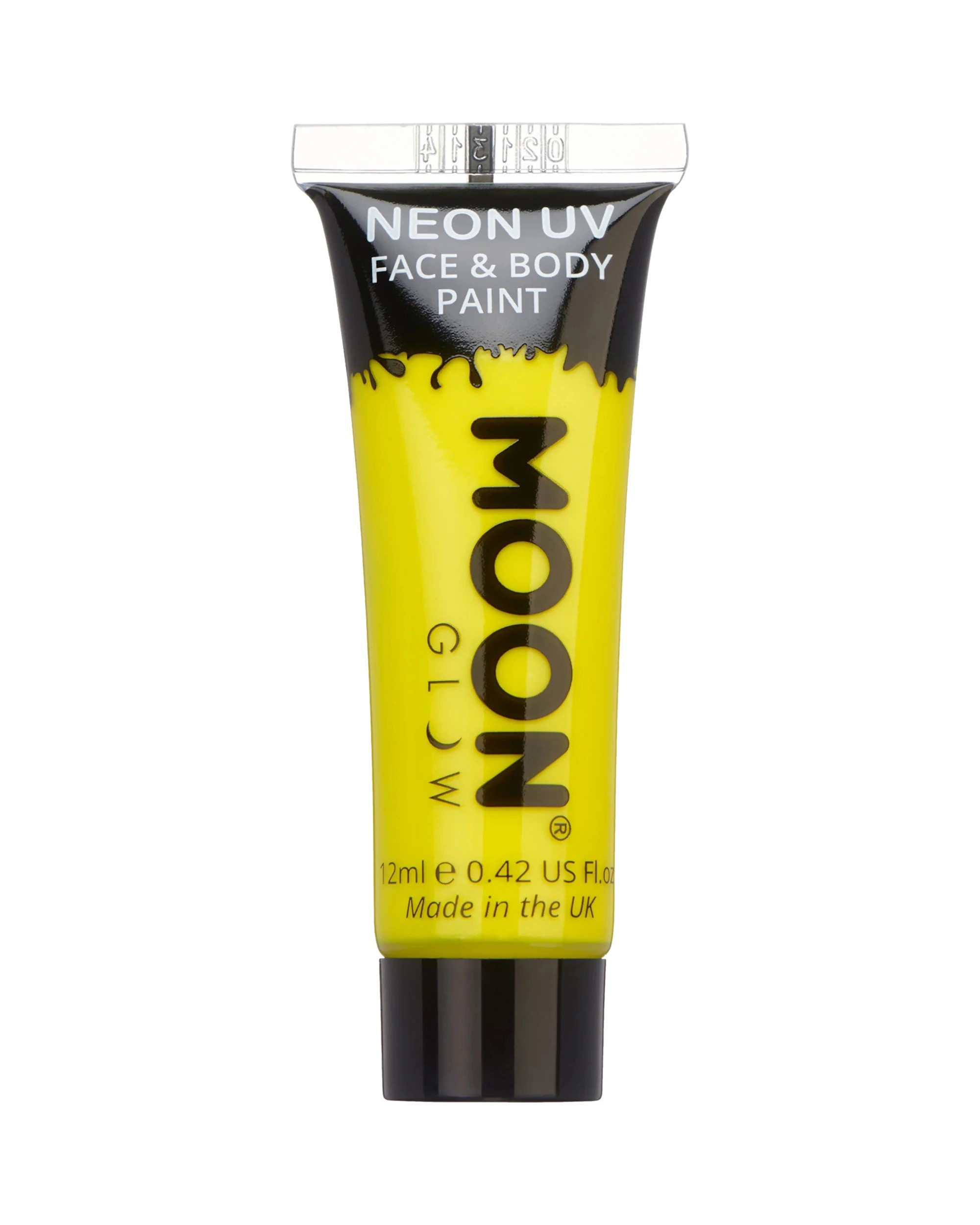 1 Moon Glow Intense Neon UV Face And Body Paint - One Size - Yellow, 1 of 3