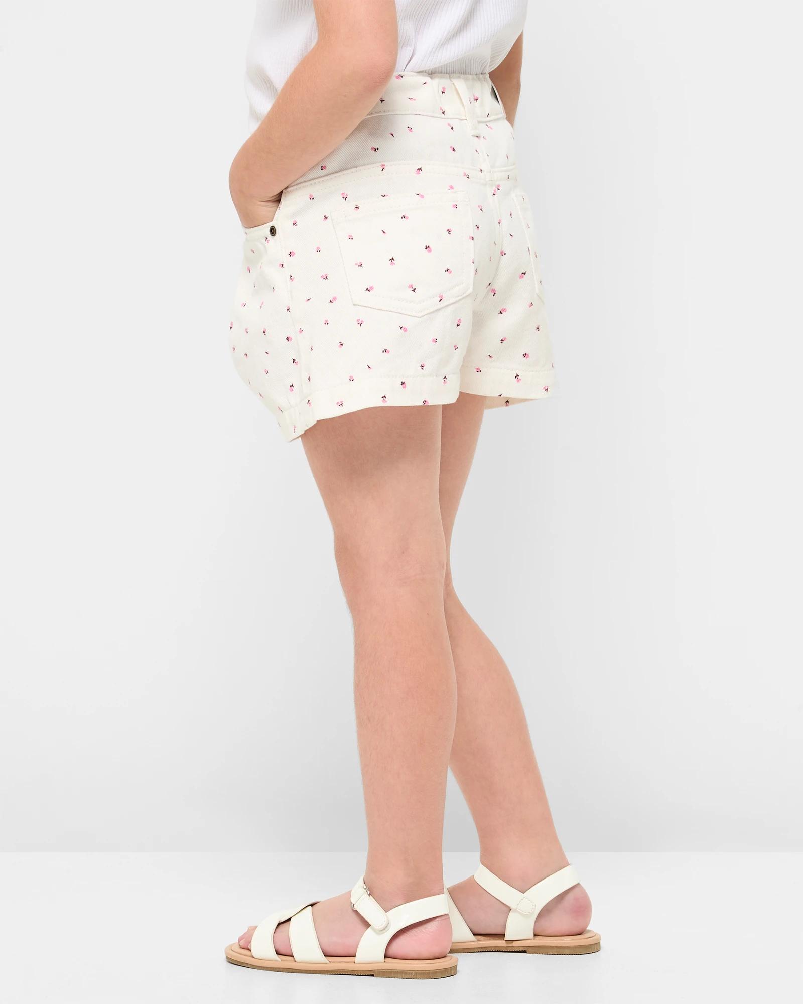3 Target Denim Short CREAM FLORAL, 3 of 5