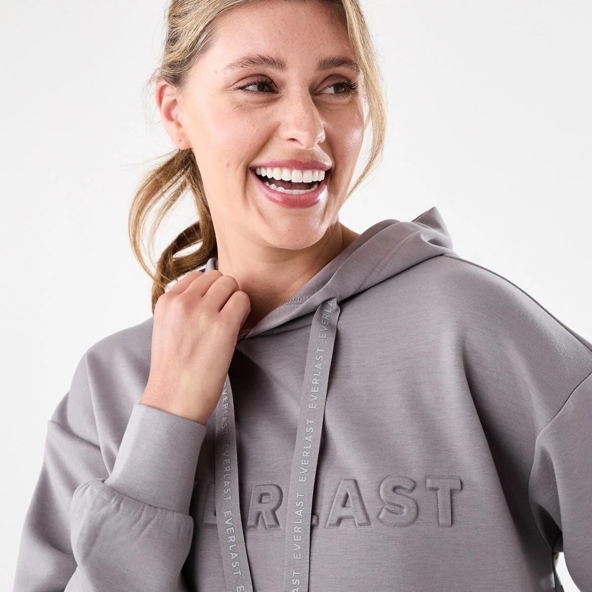4 Everlast Womens Scuba Hoodie Deep Taupe, 4 of 7