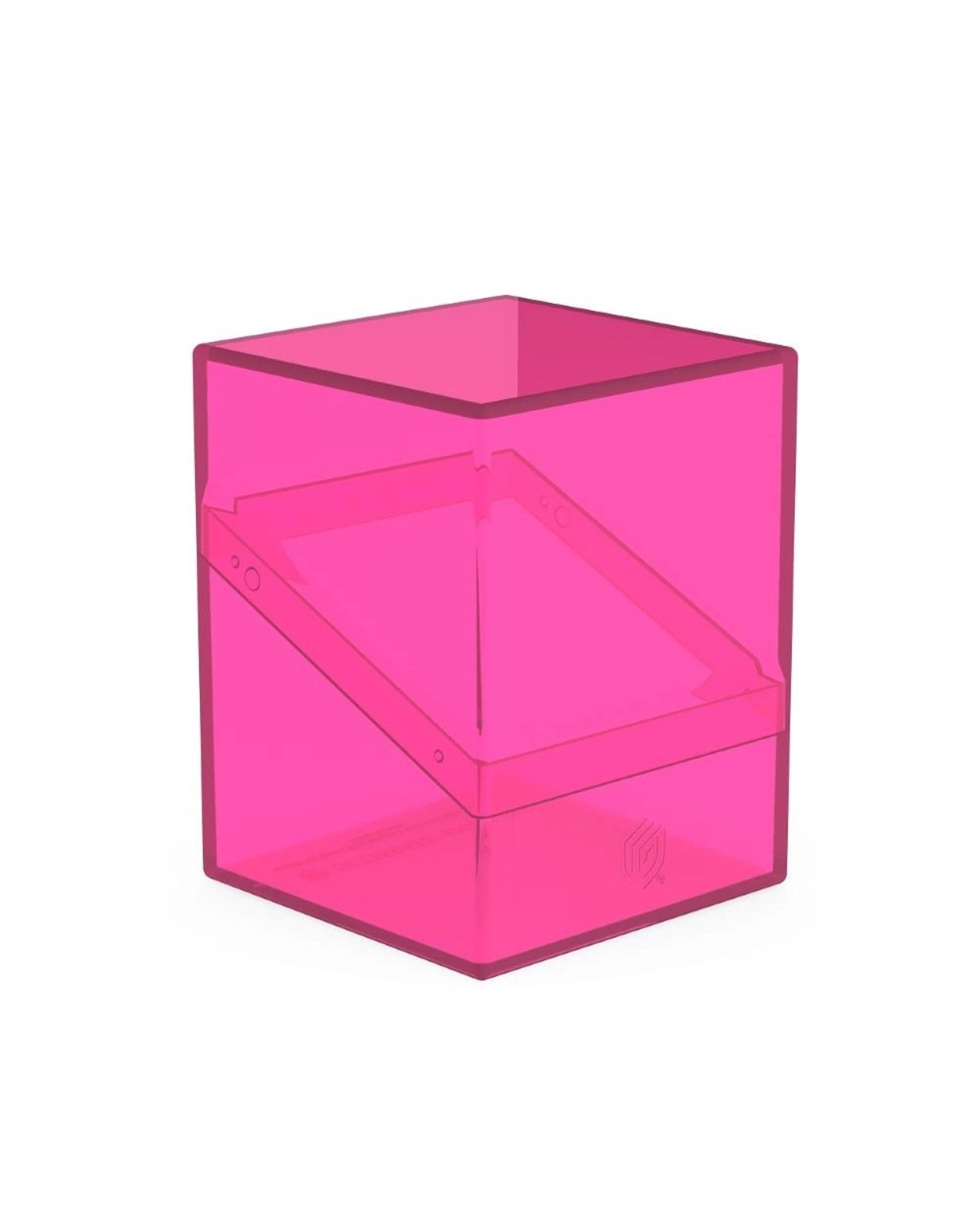 1 Ultimate Guard Boulder 100+ Clear Deck Case - Rhodonite - Pink, 1 of 3