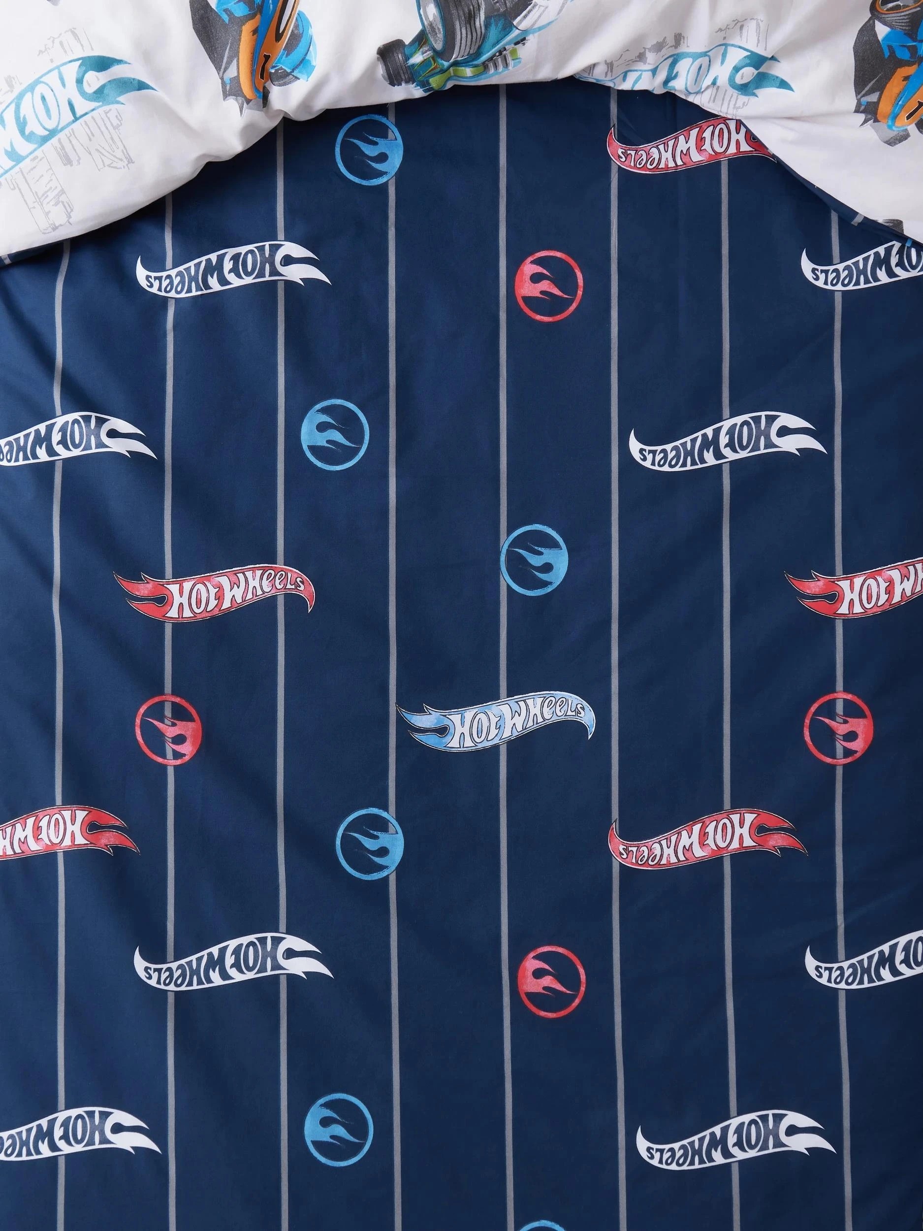 4 Hot Wheels Kids Quilt Cover Set - Double Bed - Blue, 4 of 4