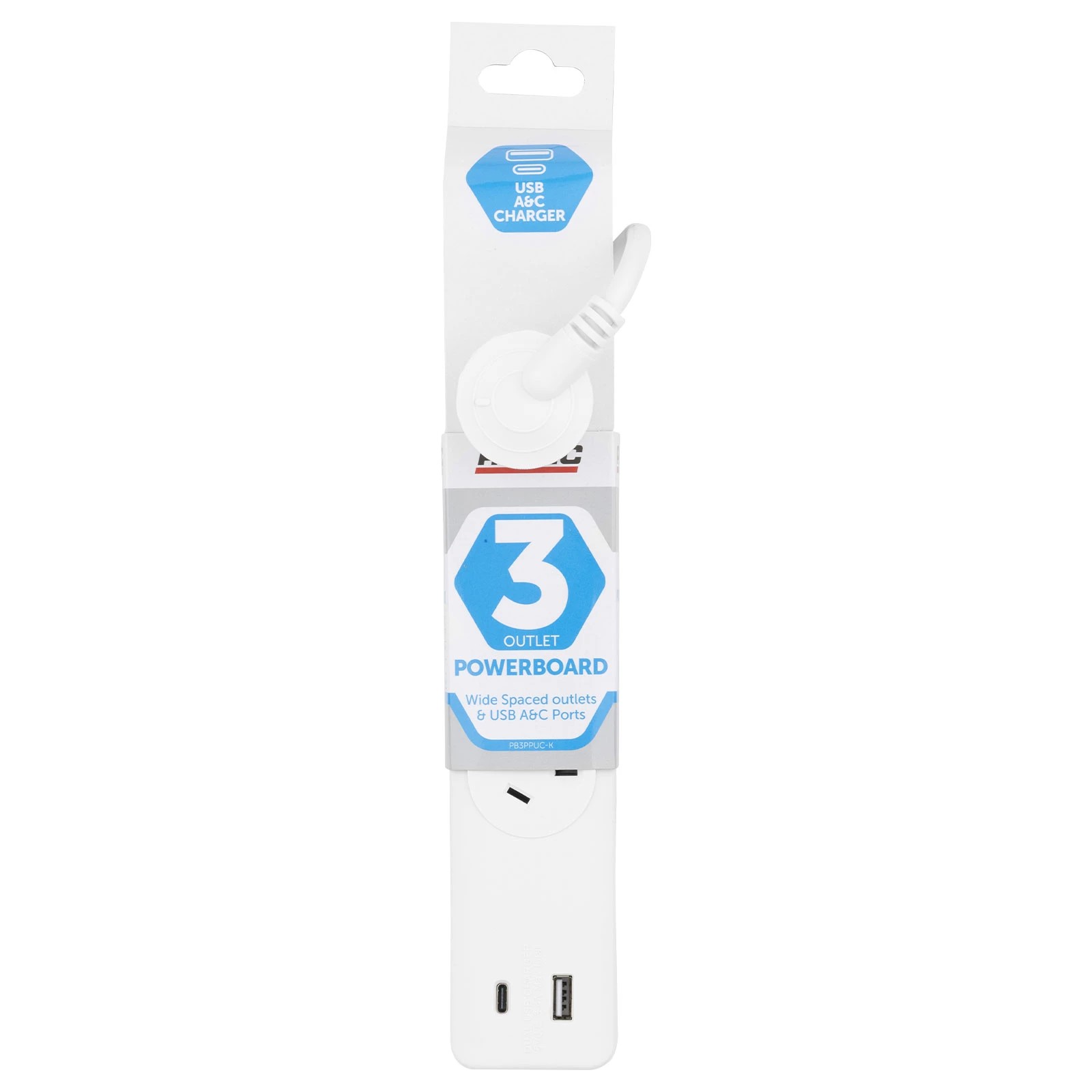 1 Arlec 3 Outlet 2 USB-A & USB-C Powerboard, 1 of 4