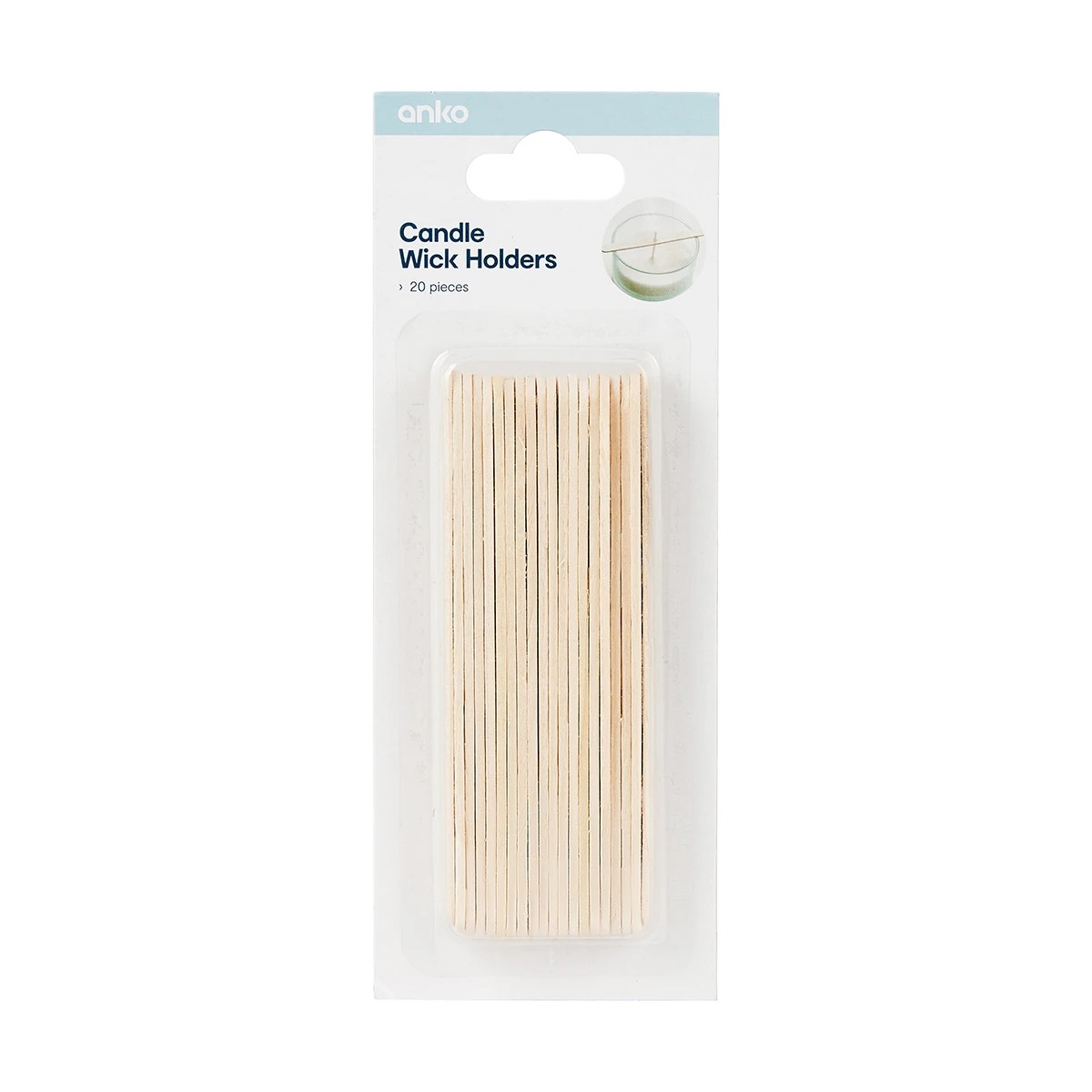 1 20 Piece Candle Wick Holders, 1 of 8