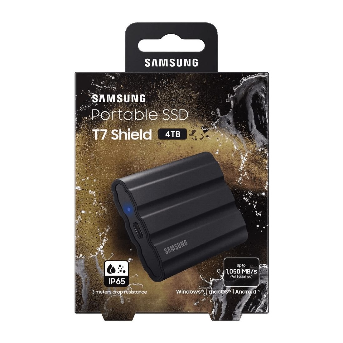 6 Samsung 4TB T7 Shield Portable SSD Black, 6 of 7