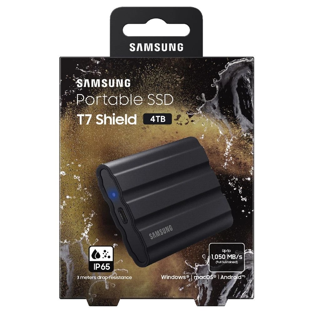 6 Samsung 4TB T7 Shield Portable SSD Black, 6 of 7