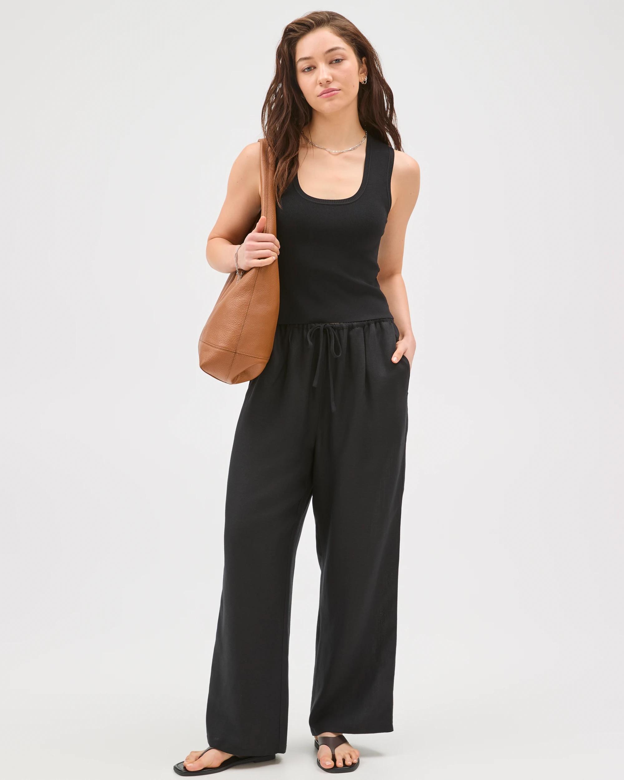 1 Lily Loves Horseshoe Tank Top BLACK, 1 of 6